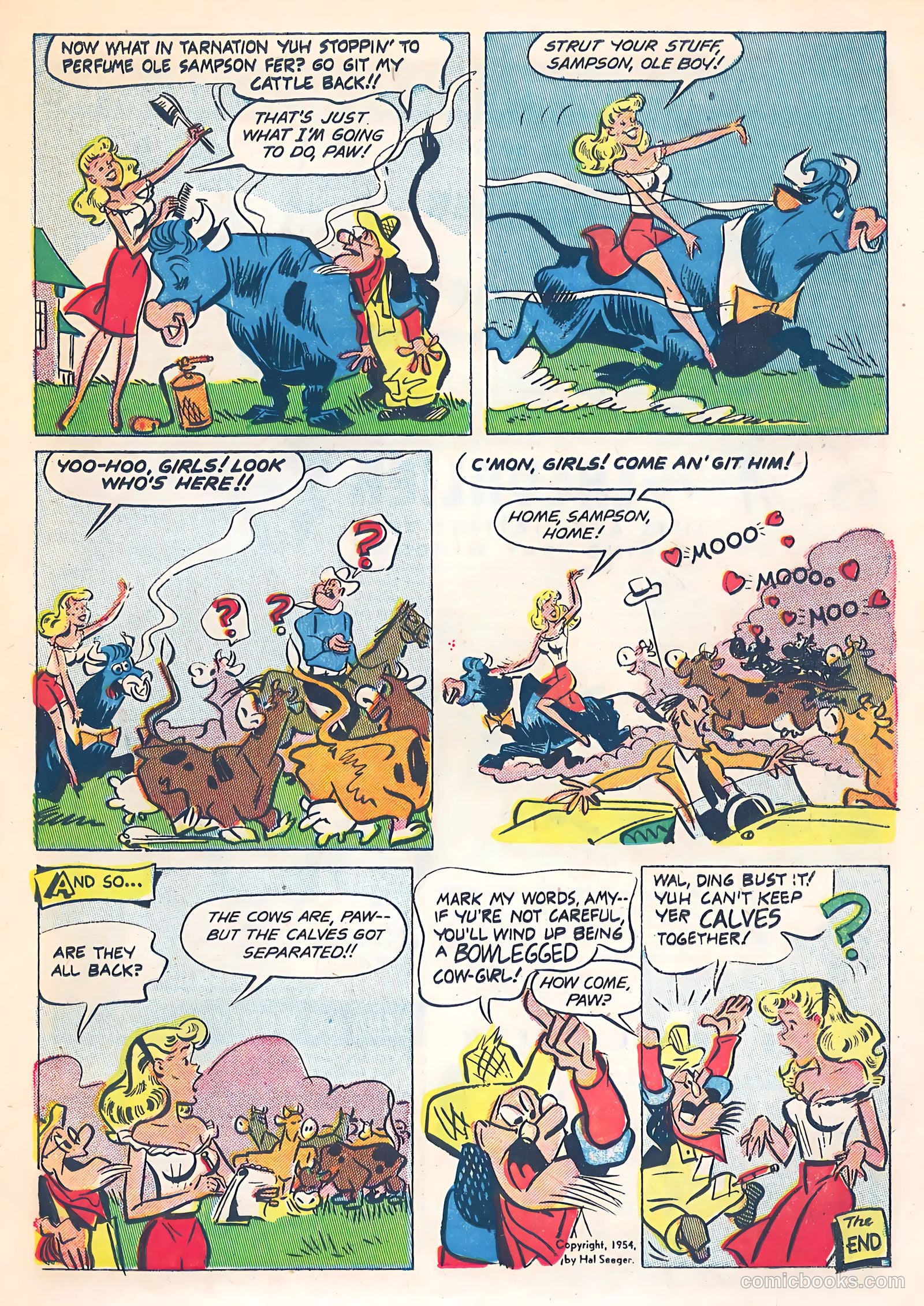 The Farmer's Daughter #1 (1954) — page 11