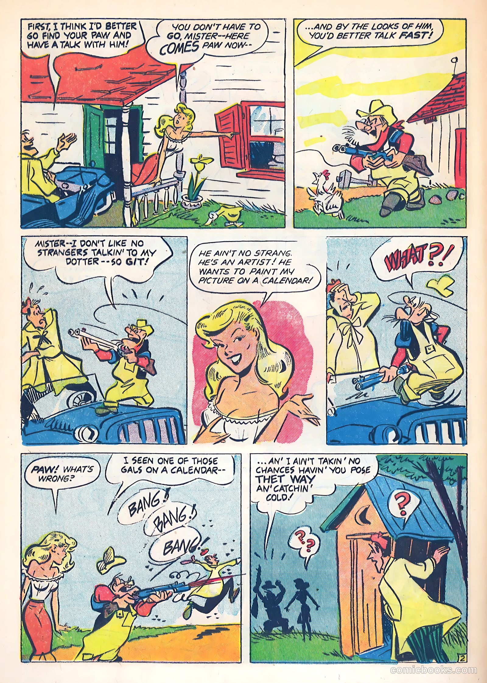 The Farmer's Daughter #1 (1954) — page 14