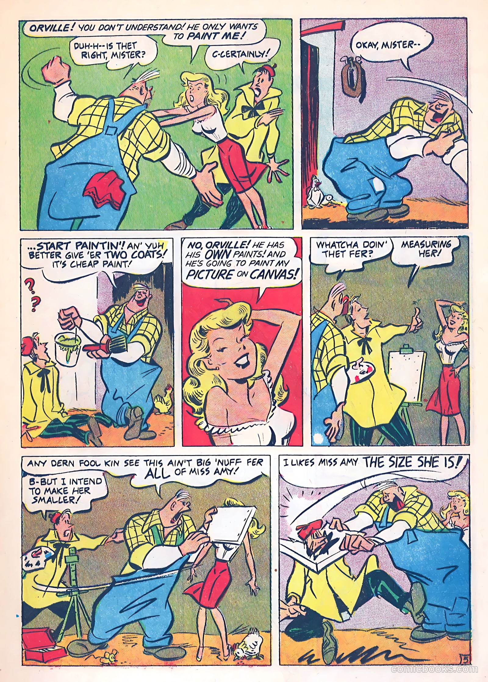 The Farmer's Daughter #1 (1954) — page 17
