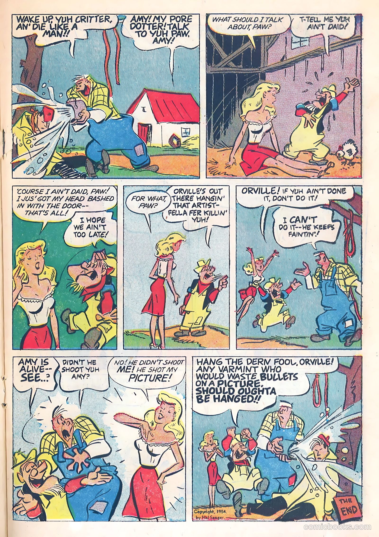 The Farmer's Daughter #1 (1954) — page 21