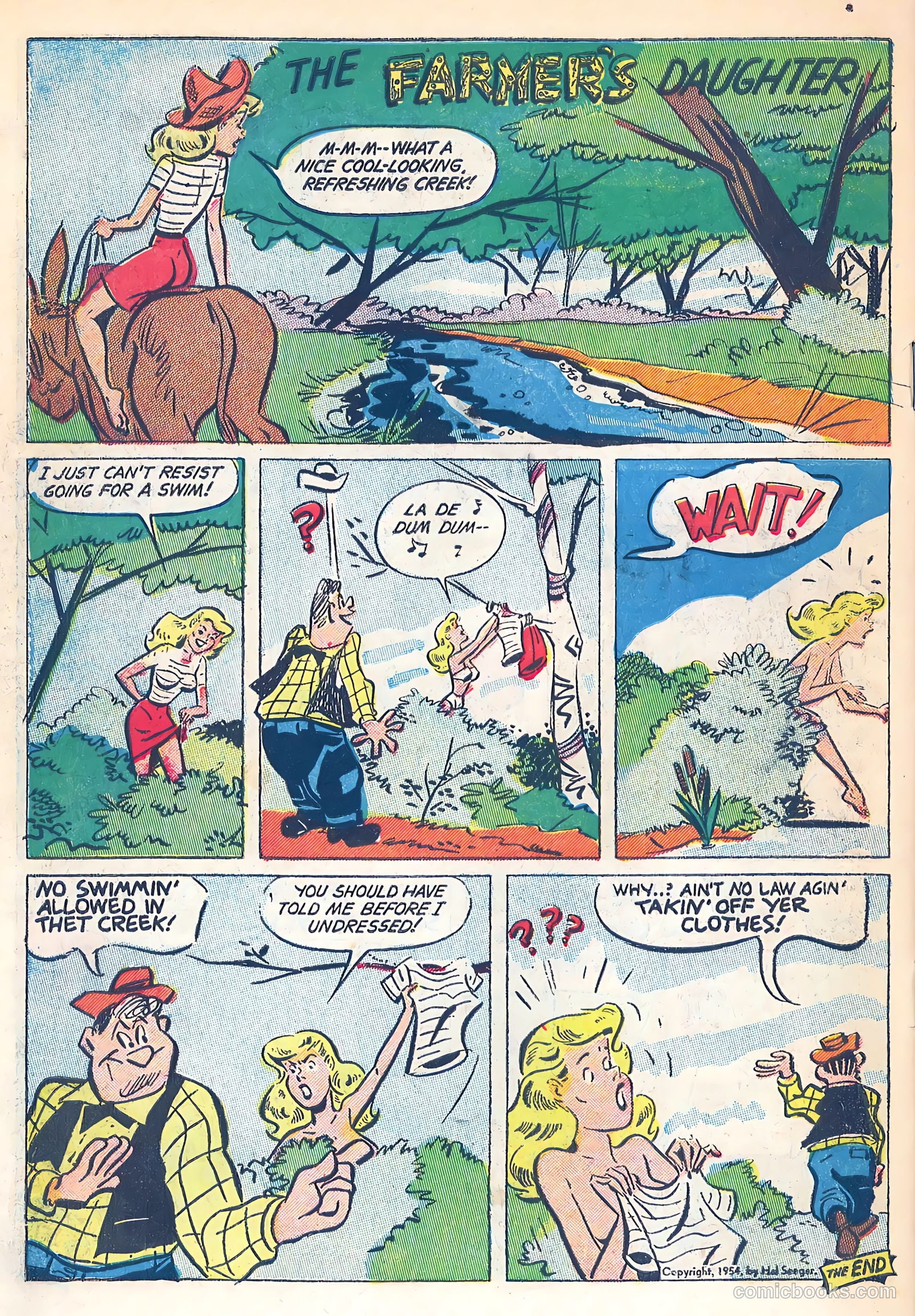 The Farmer's Daughter #1 (1954) — page 34