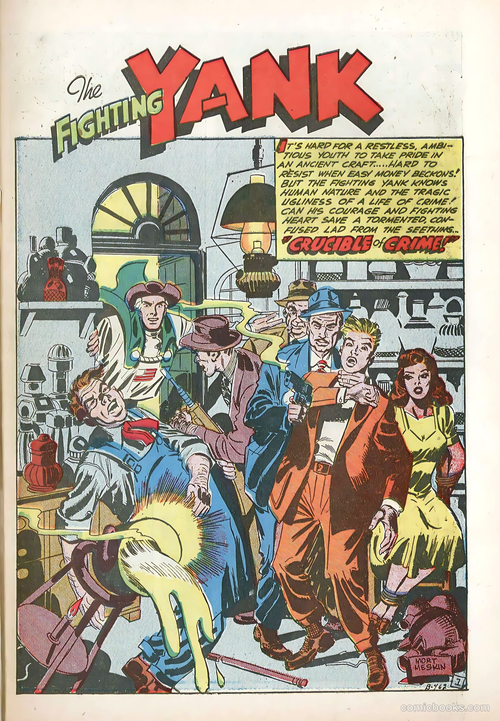 The Fighting Yank #28 (1949, Visual Editions, Inc.) — page 3 of 36