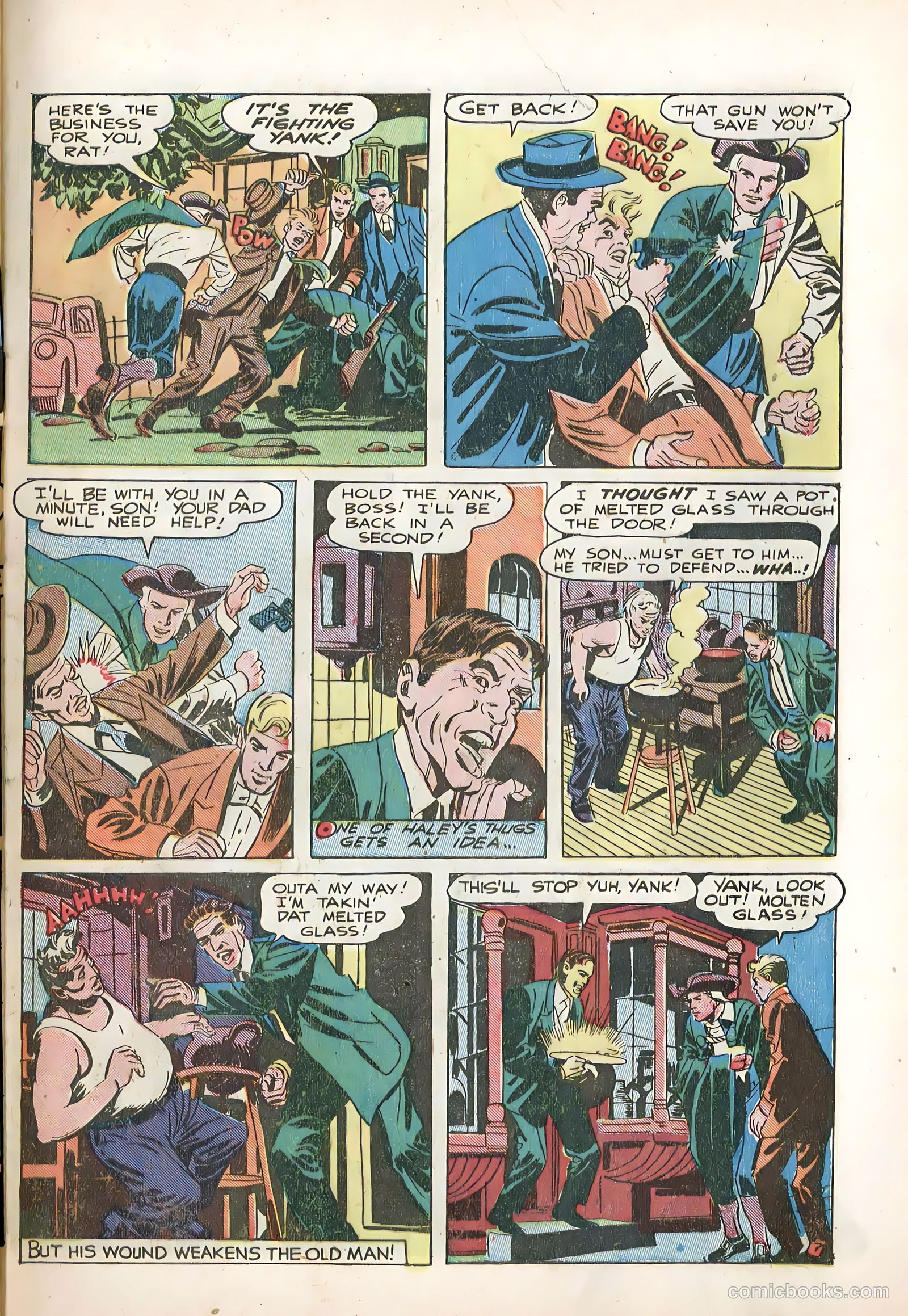 The Fighting Yank #28 (1949, Visual Editions, Inc.) — page 9 of 36