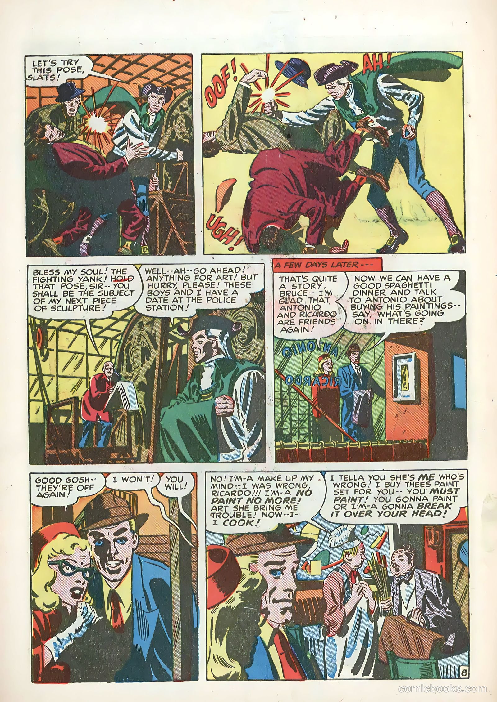 The Fighting Yank #28 (1949, Visual Editions, Inc.) — page 30 of 36