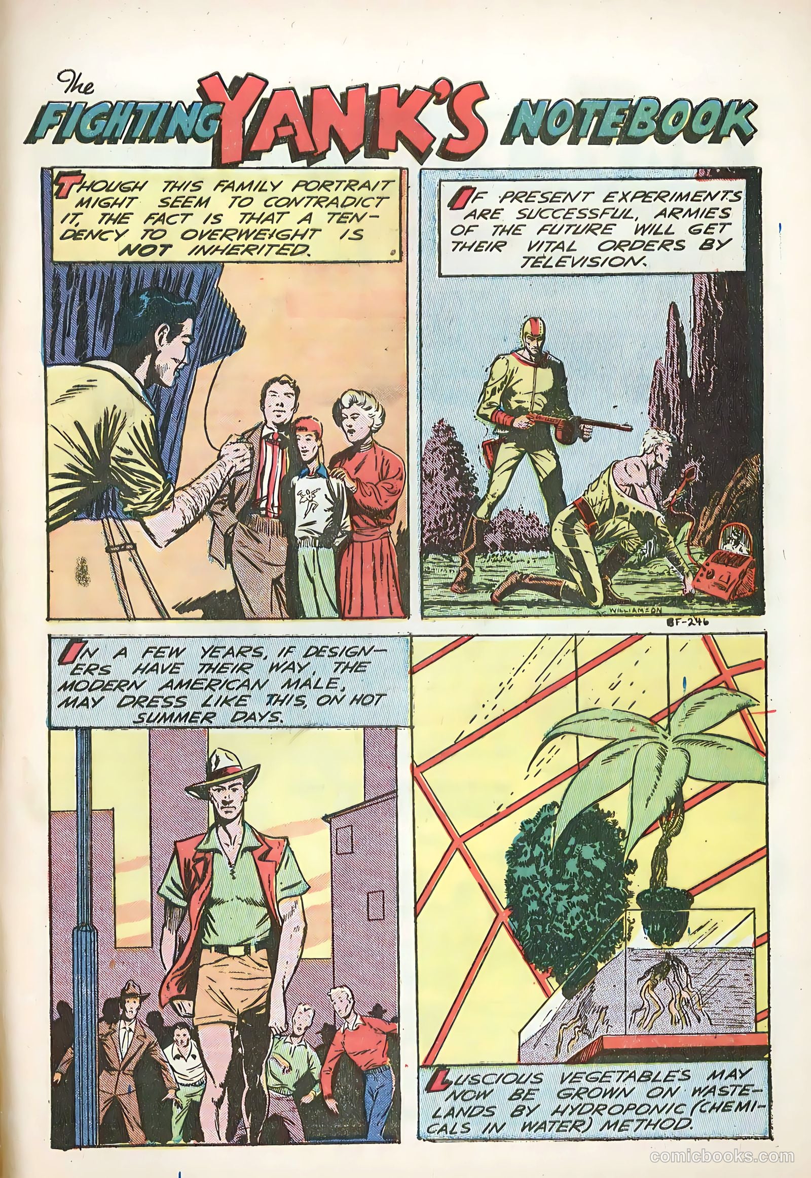 The Fighting Yank #28 (1949, Visual Editions, Inc.) — page 33 of 36