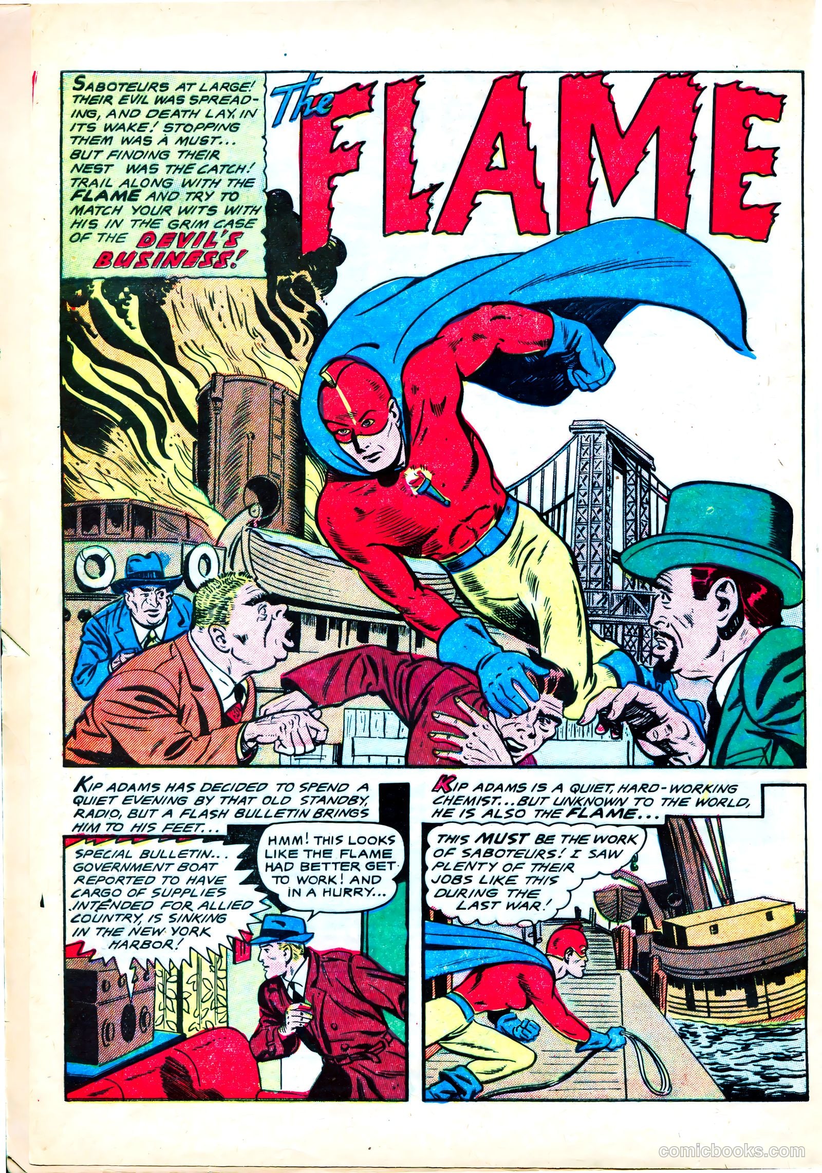 The Flame #3 (1940) — page 5 of 36