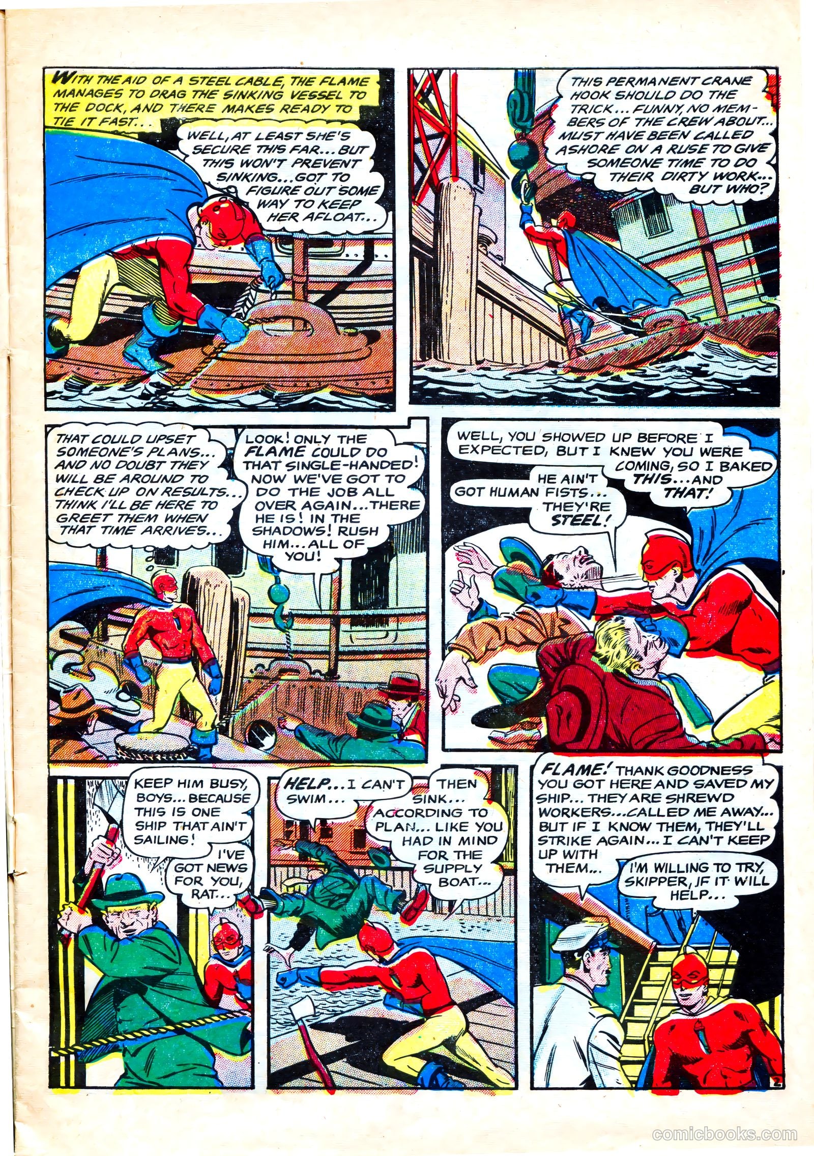 The Flame #3 (1940) — page 6 of 36