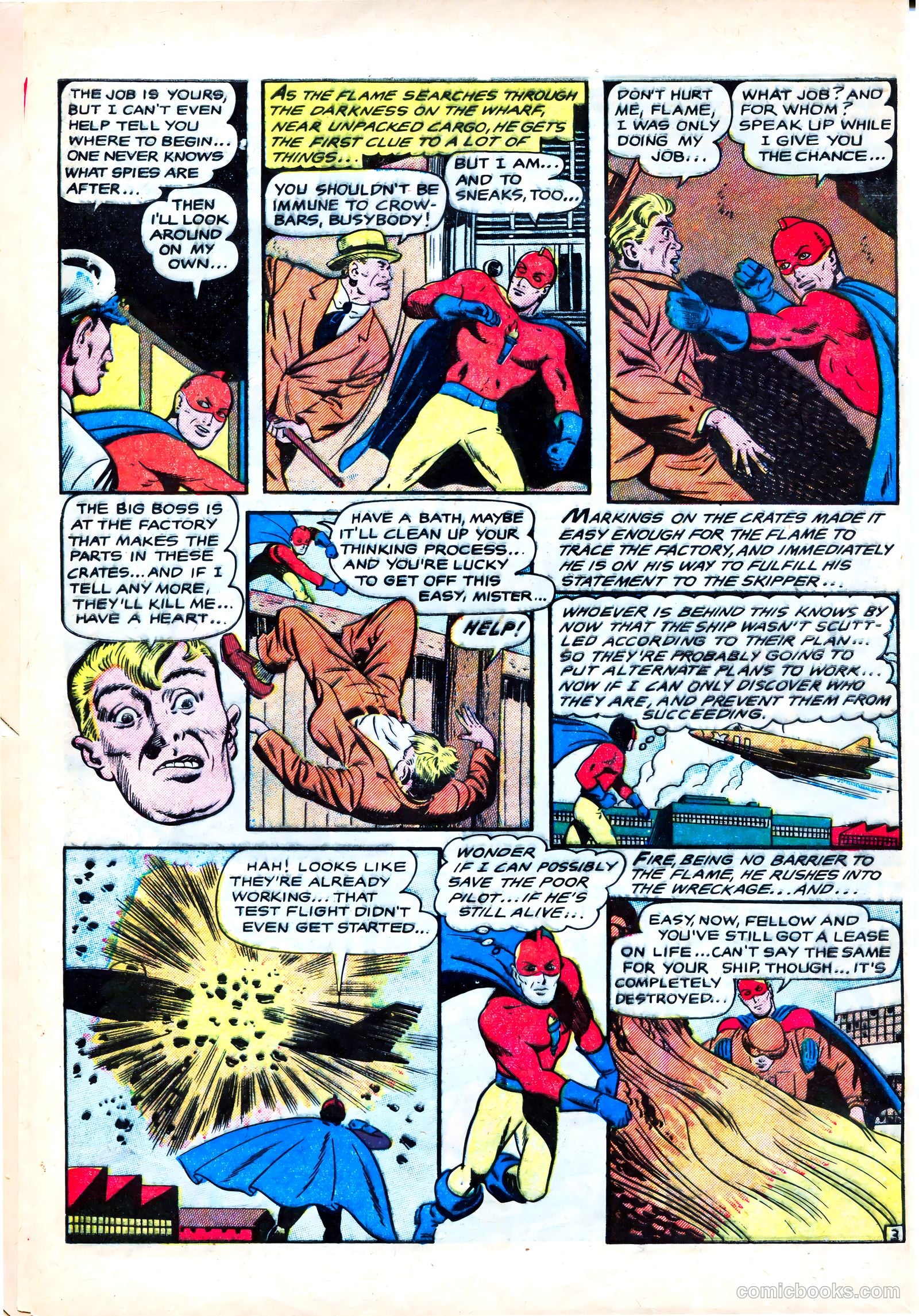 The Flame #3 (1940) — page 7 of 36
