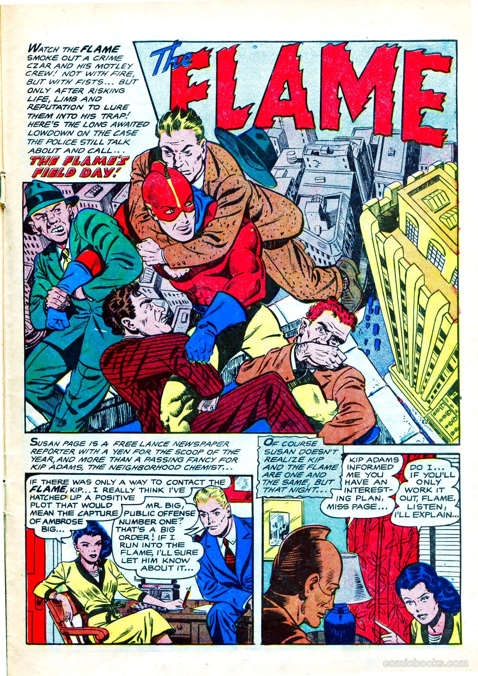 The Flame #3 (1940) — page 28 of 36
