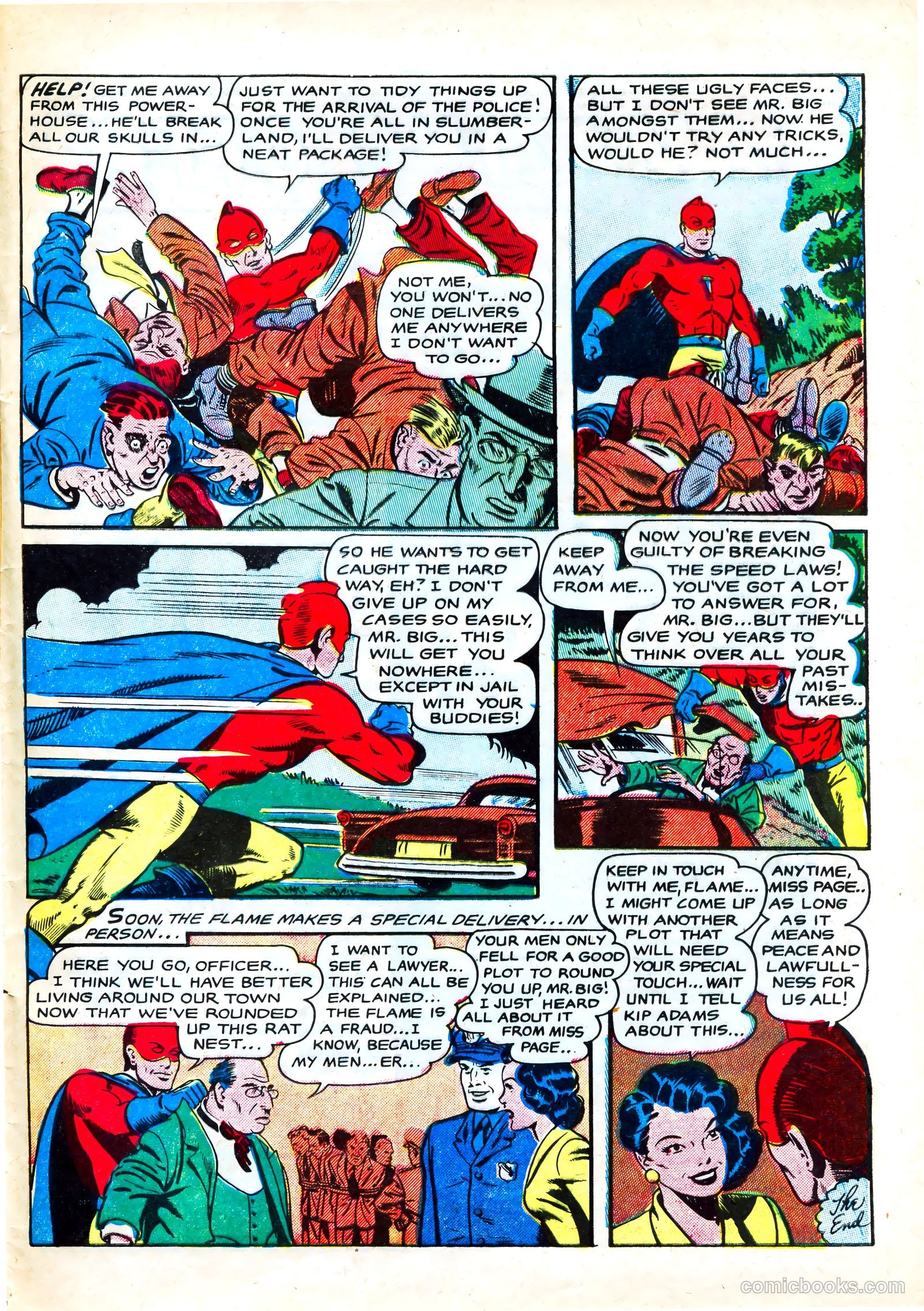 The Flame #3 (1940) — page 34 of 36