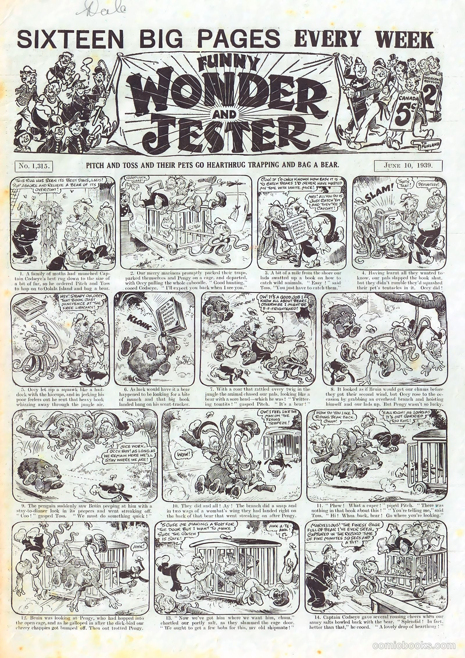 The Funny Wonder #1315