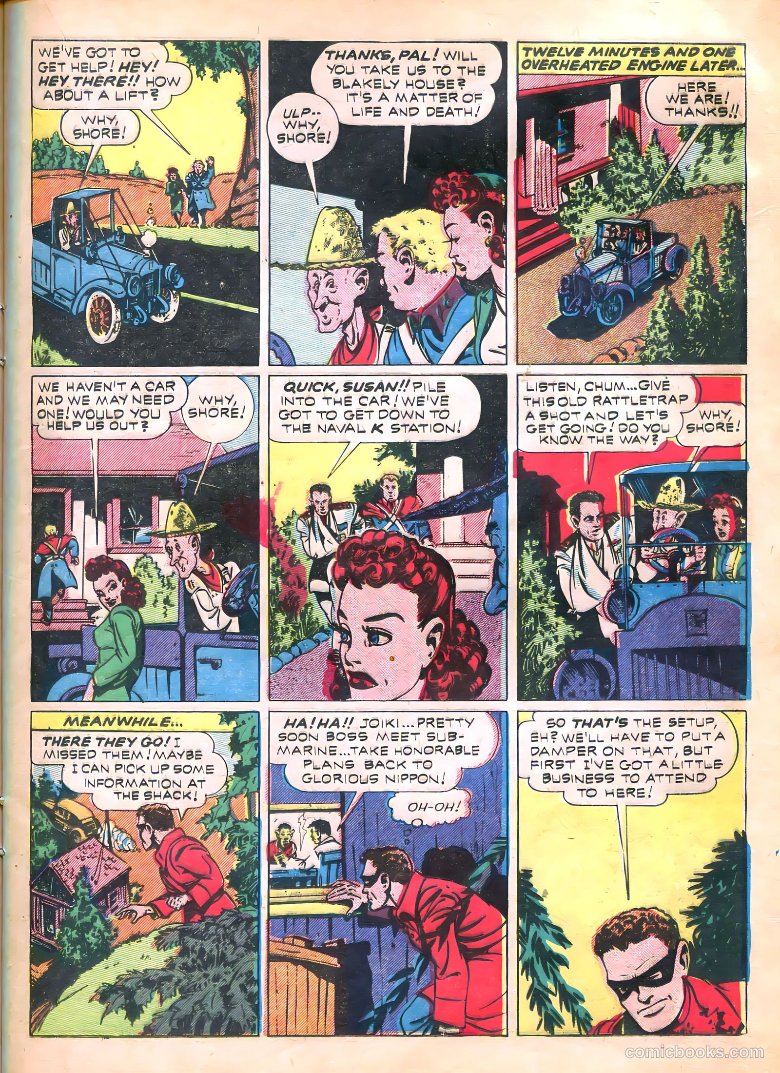The Green Hornet #9 (1942, Family Comics Inc.) — page 7 of 49