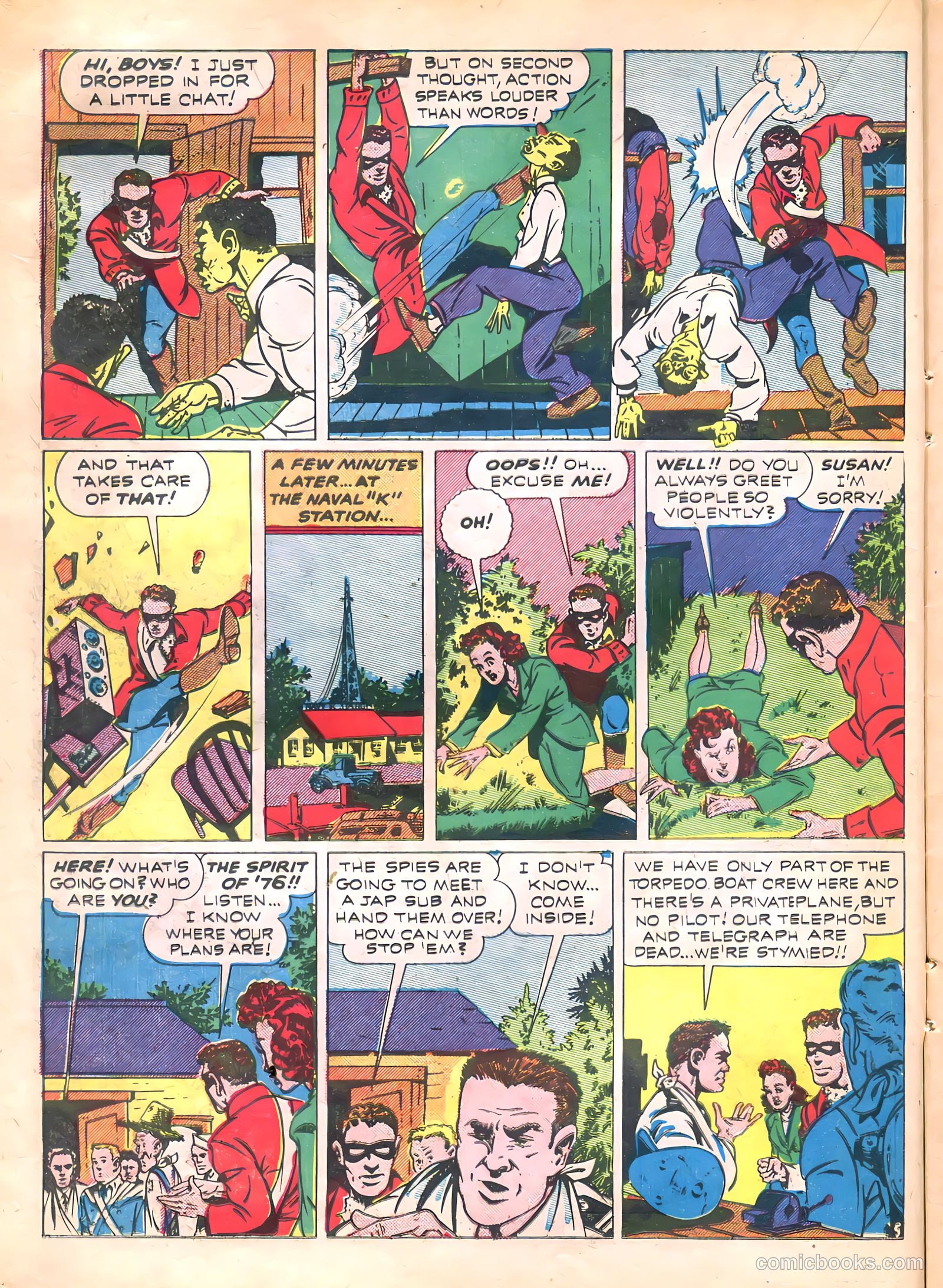 The Green Hornet #9 (1942, Family Comics Inc.) — page 8 of 49