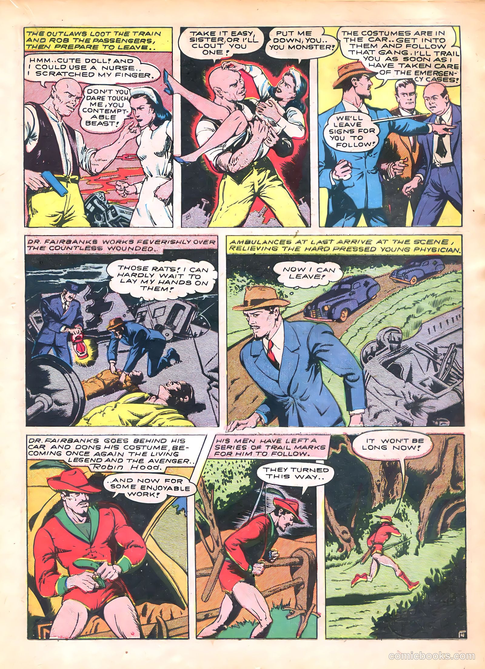 The Green Hornet #9 (1942, Family Comics Inc.) — page 20 of 49