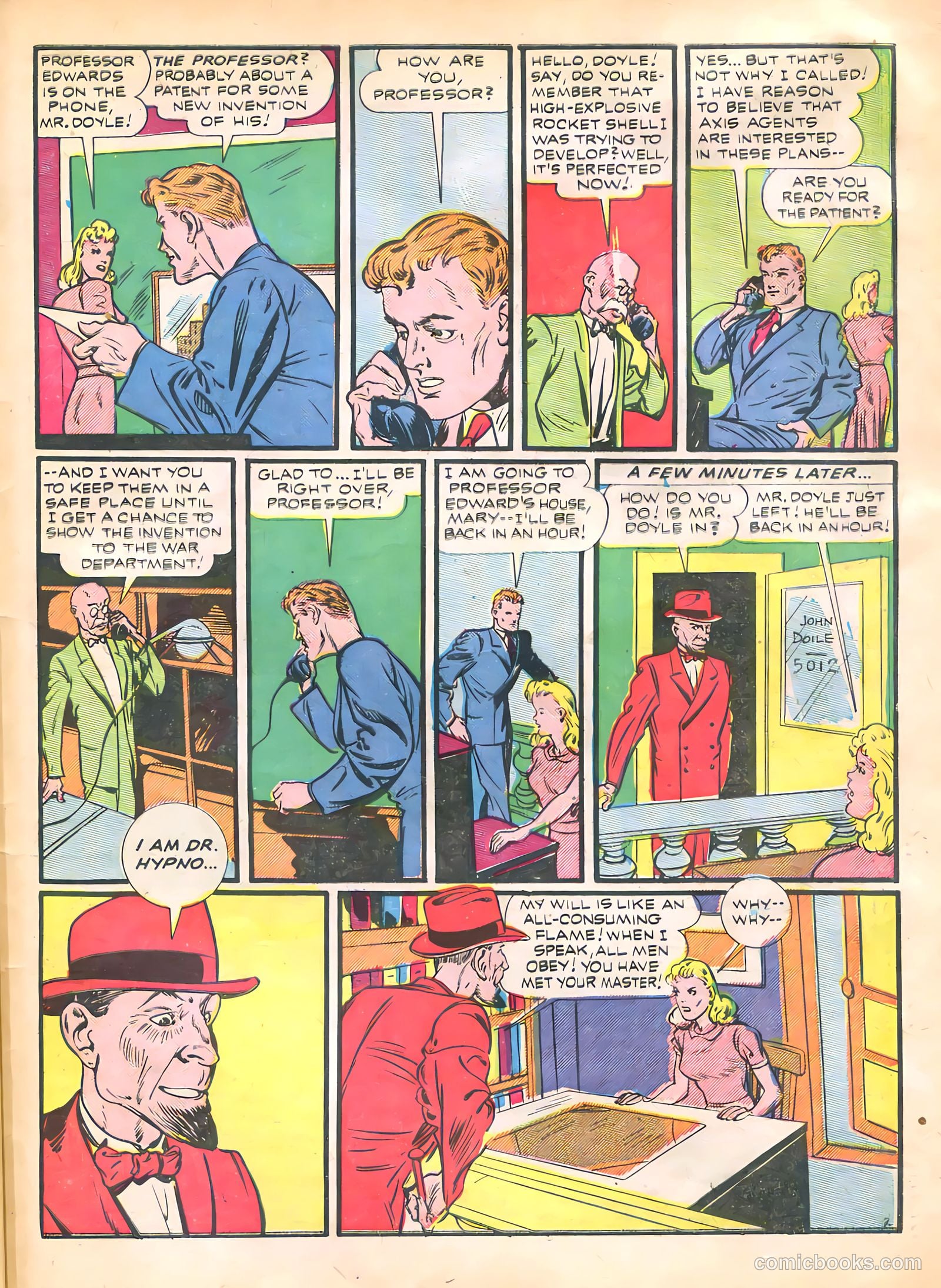 The Green Hornet #9 (1942, Family Comics Inc.) — page 40 of 49