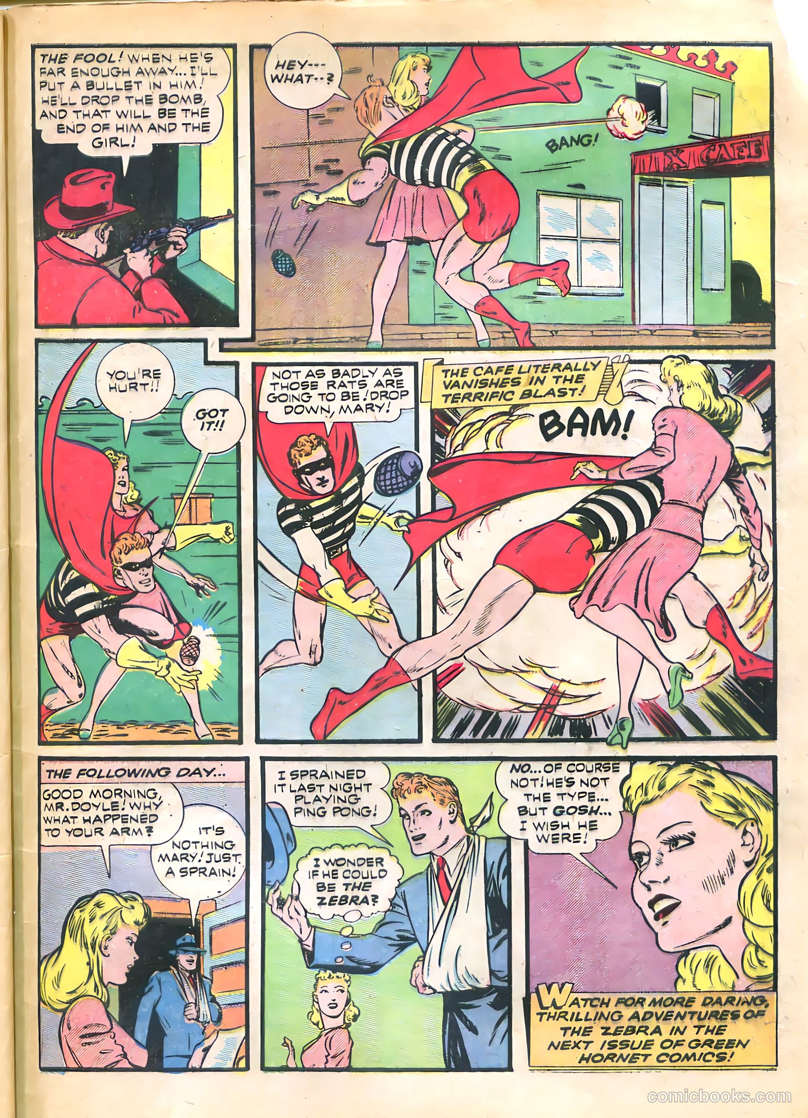 The Green Hornet #9 (1942, Family Comics Inc.) — page 46 of 49
