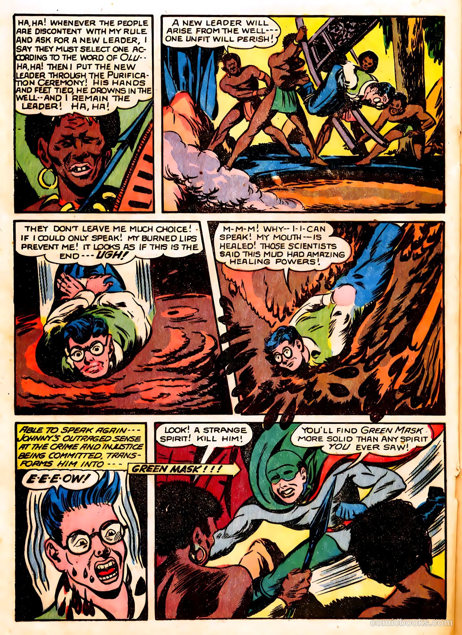 The Green Mask #1 (1940) — page 20 of 36