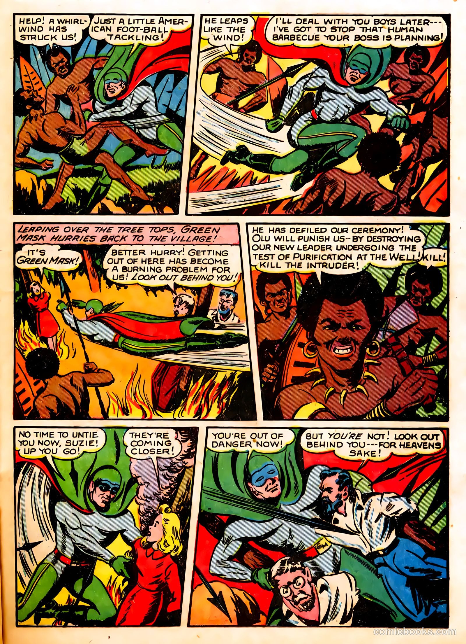The Green Mask #1 (1940) — page 21 of 36