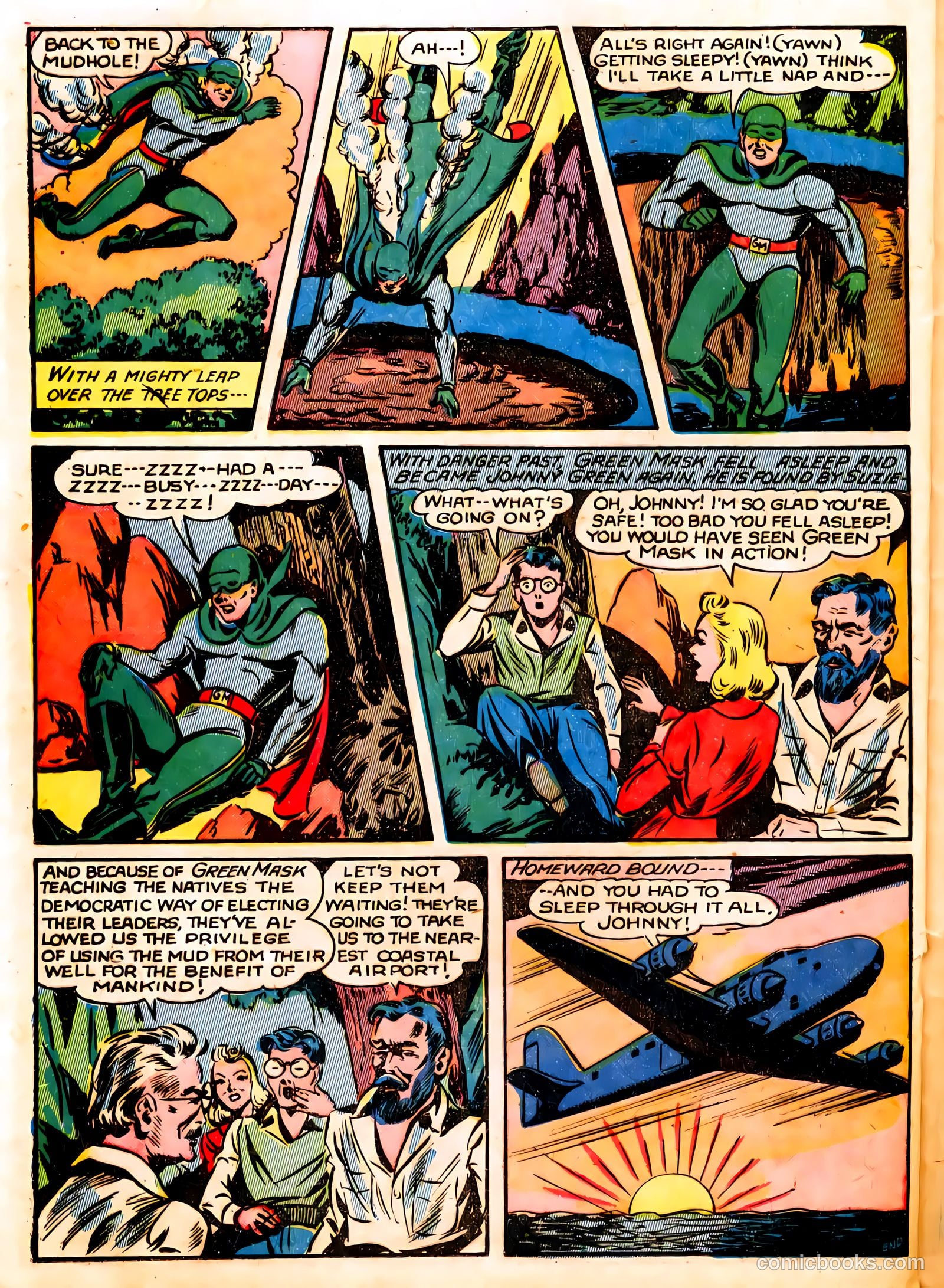 The Green Mask #1 (1940) — page 24 of 36