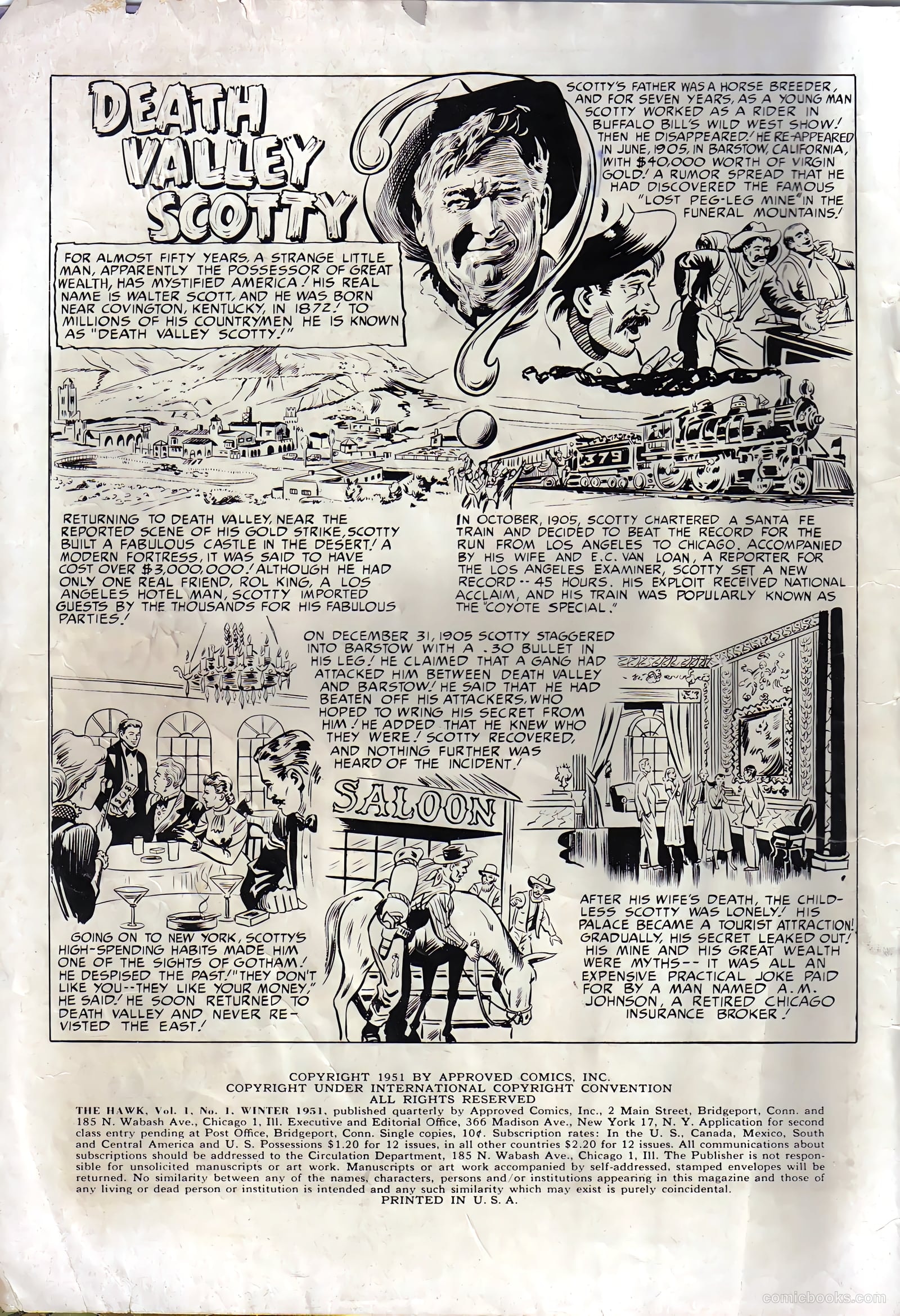 The Hawk #1 (1951) — page 2