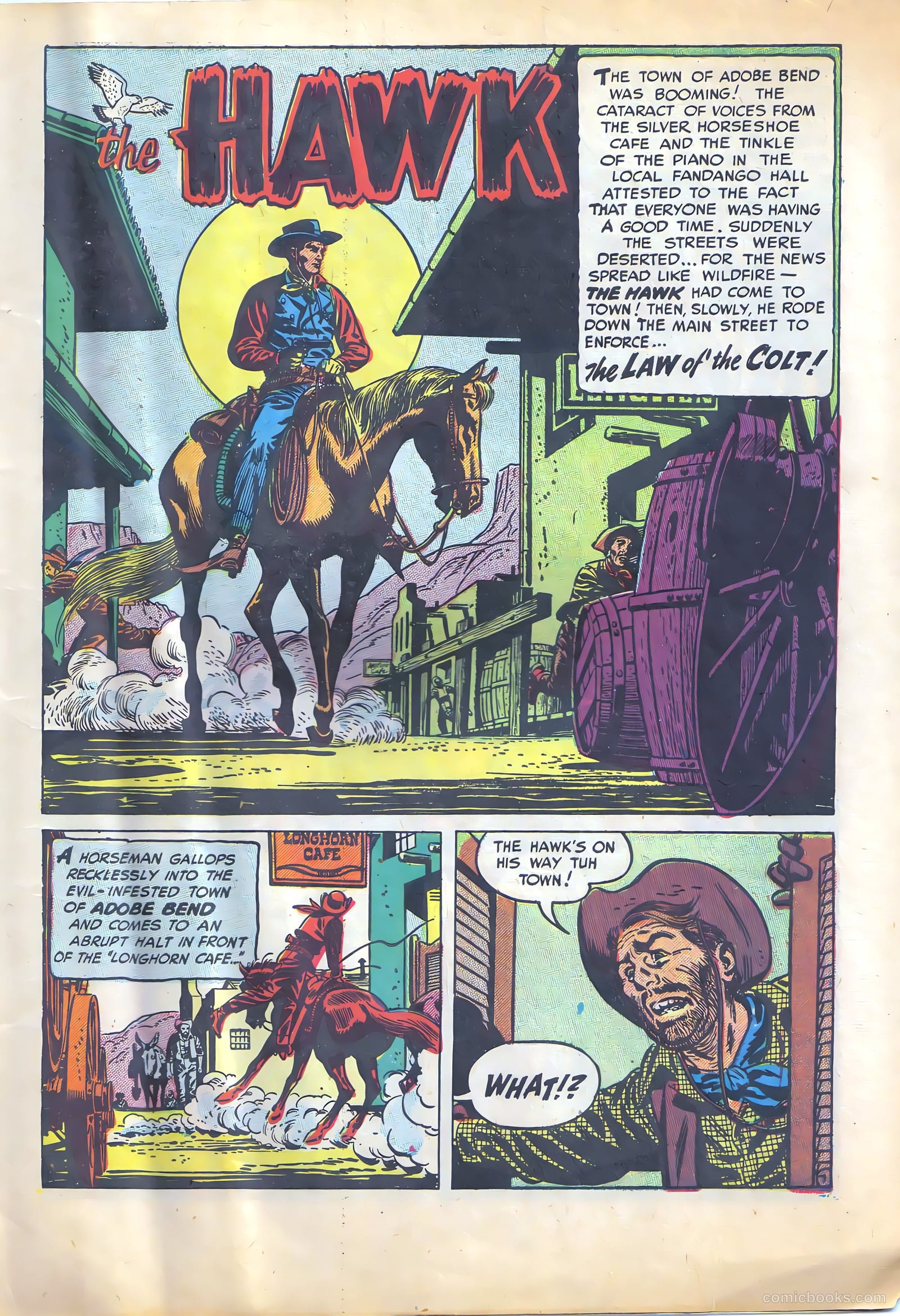 The Hawk #1 (1951) — page 3