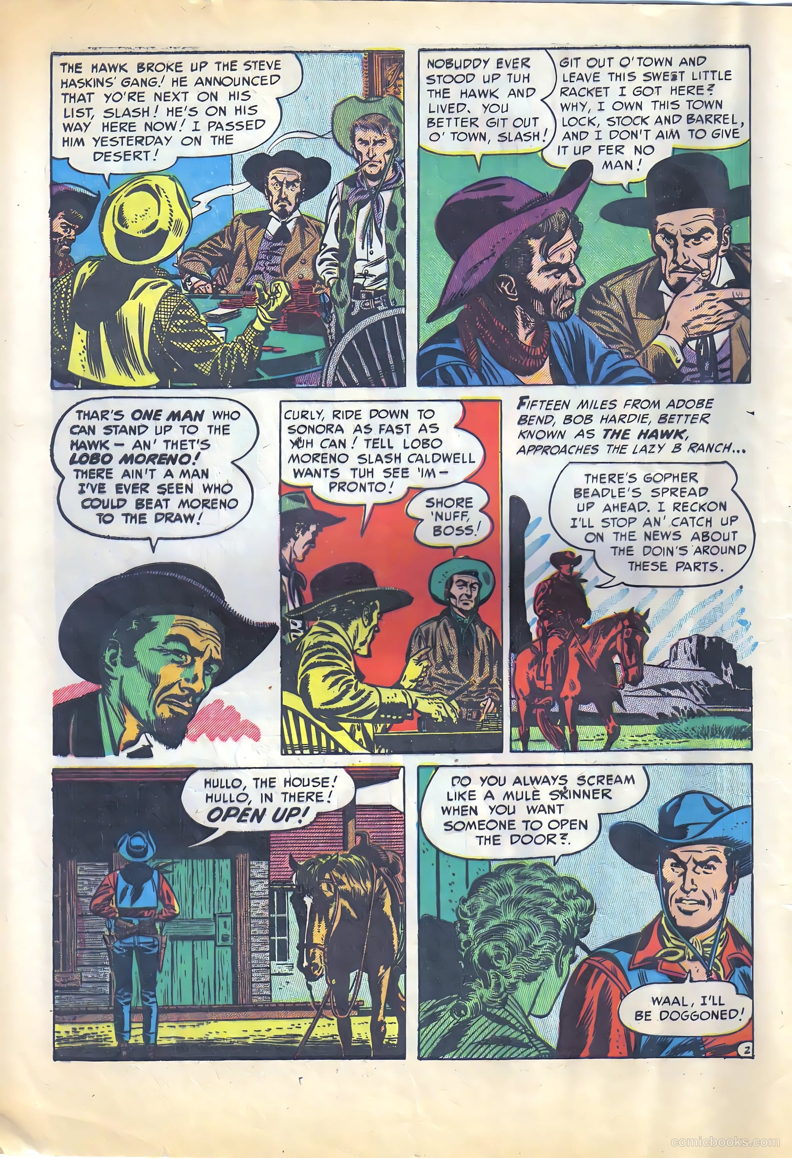 The Hawk #1 (1951) — page 4
