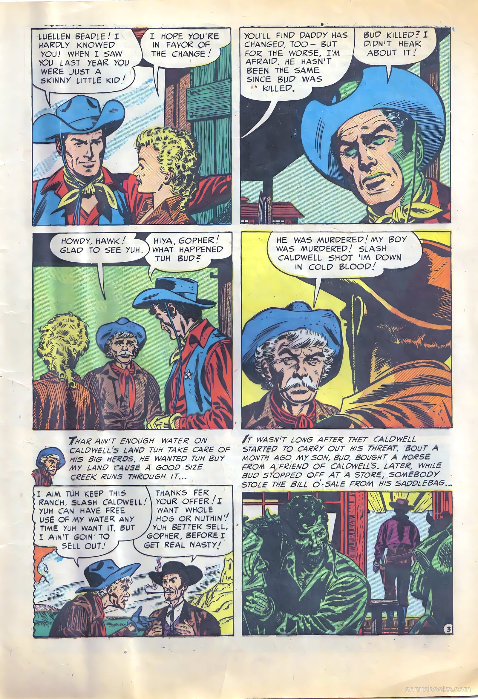 The Hawk #1 (1951) — page 5