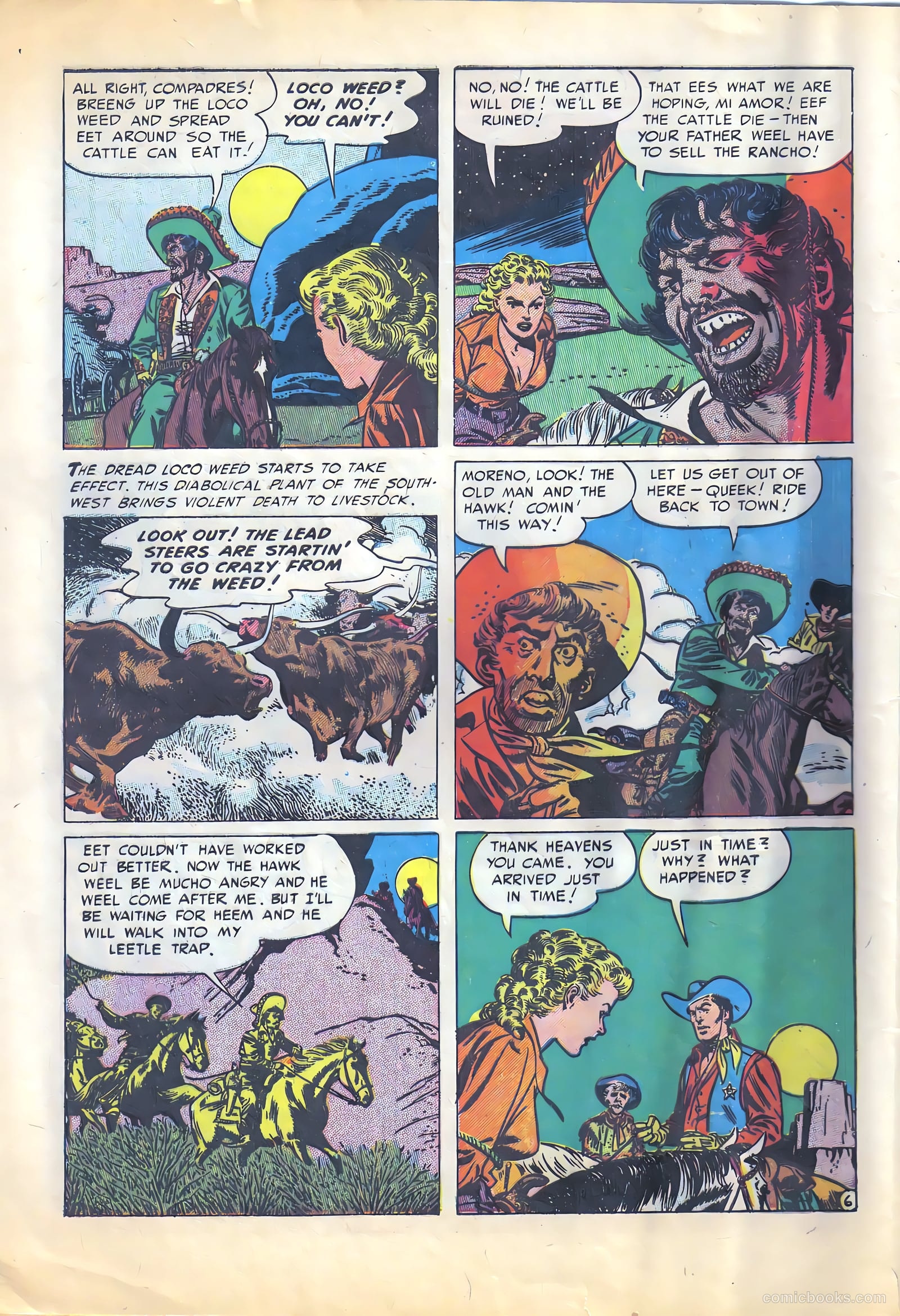The Hawk #1 (1951) — page 8