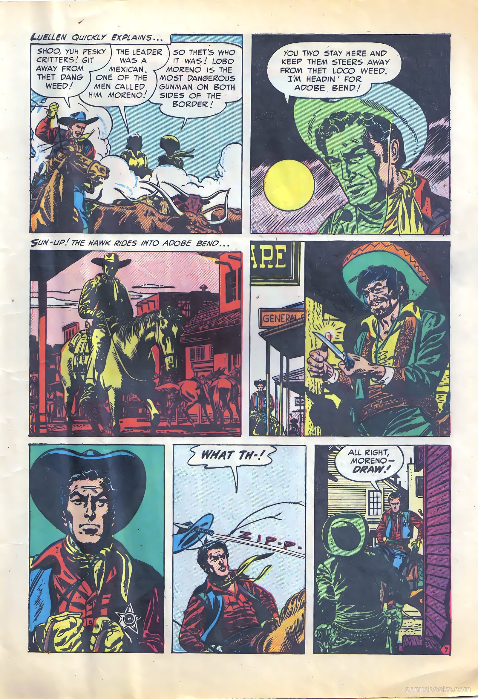 The Hawk #1 (1951) — page 9