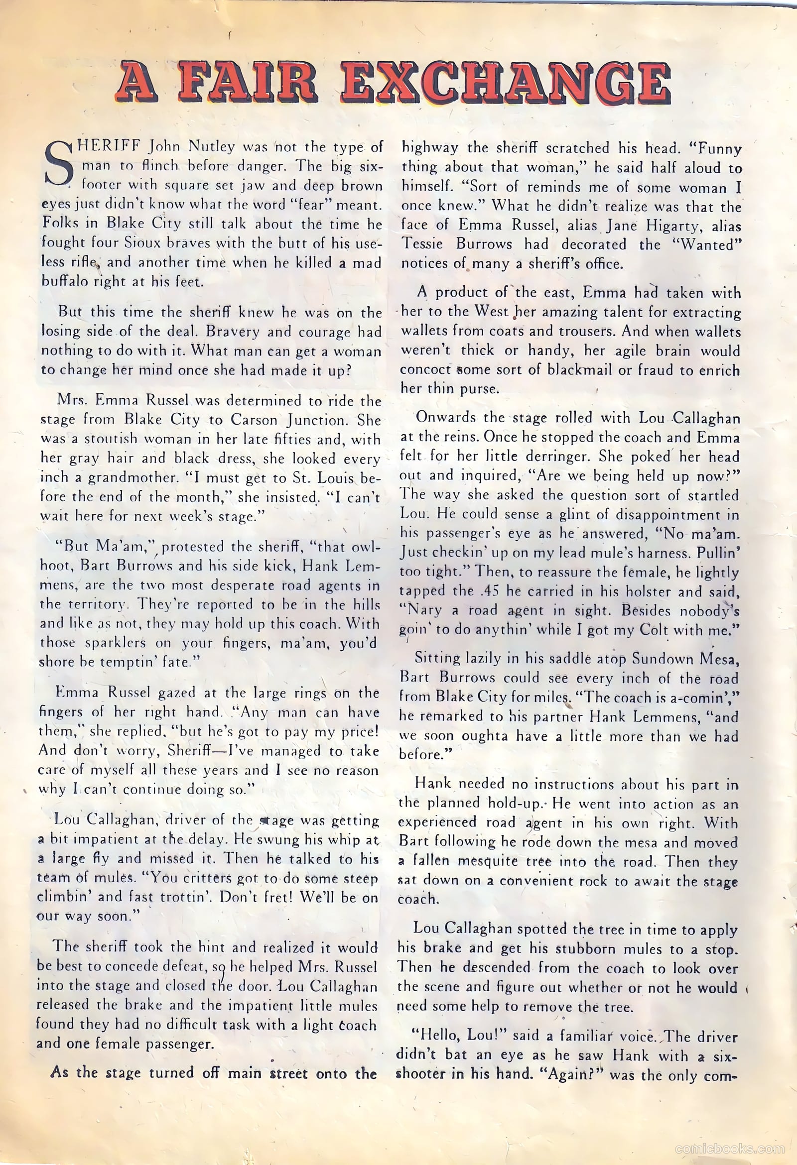 The Hawk #1 (1951) — page 16