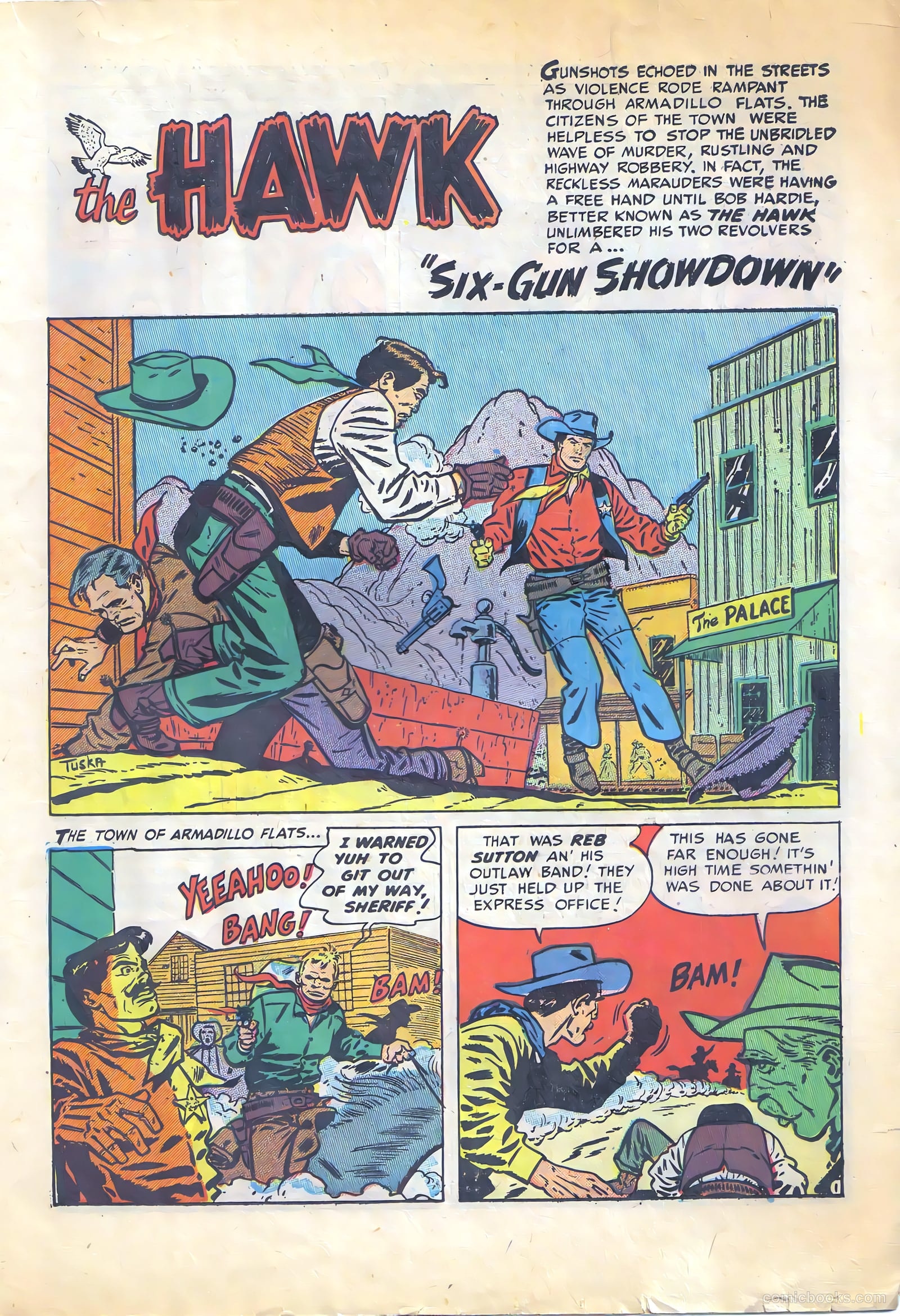 The Hawk #1 (1951) — page 19