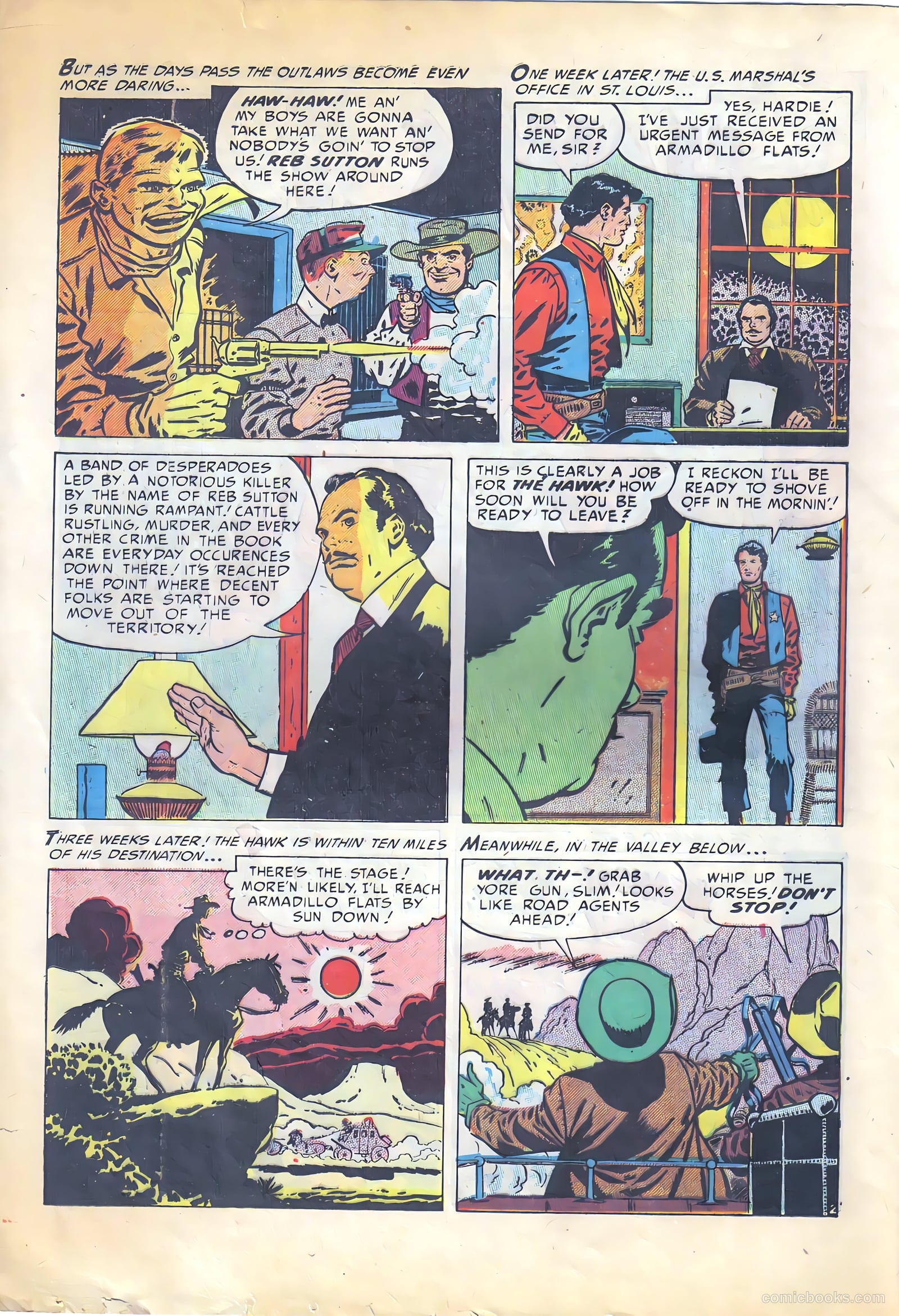 The Hawk #1 (1951) — page 20