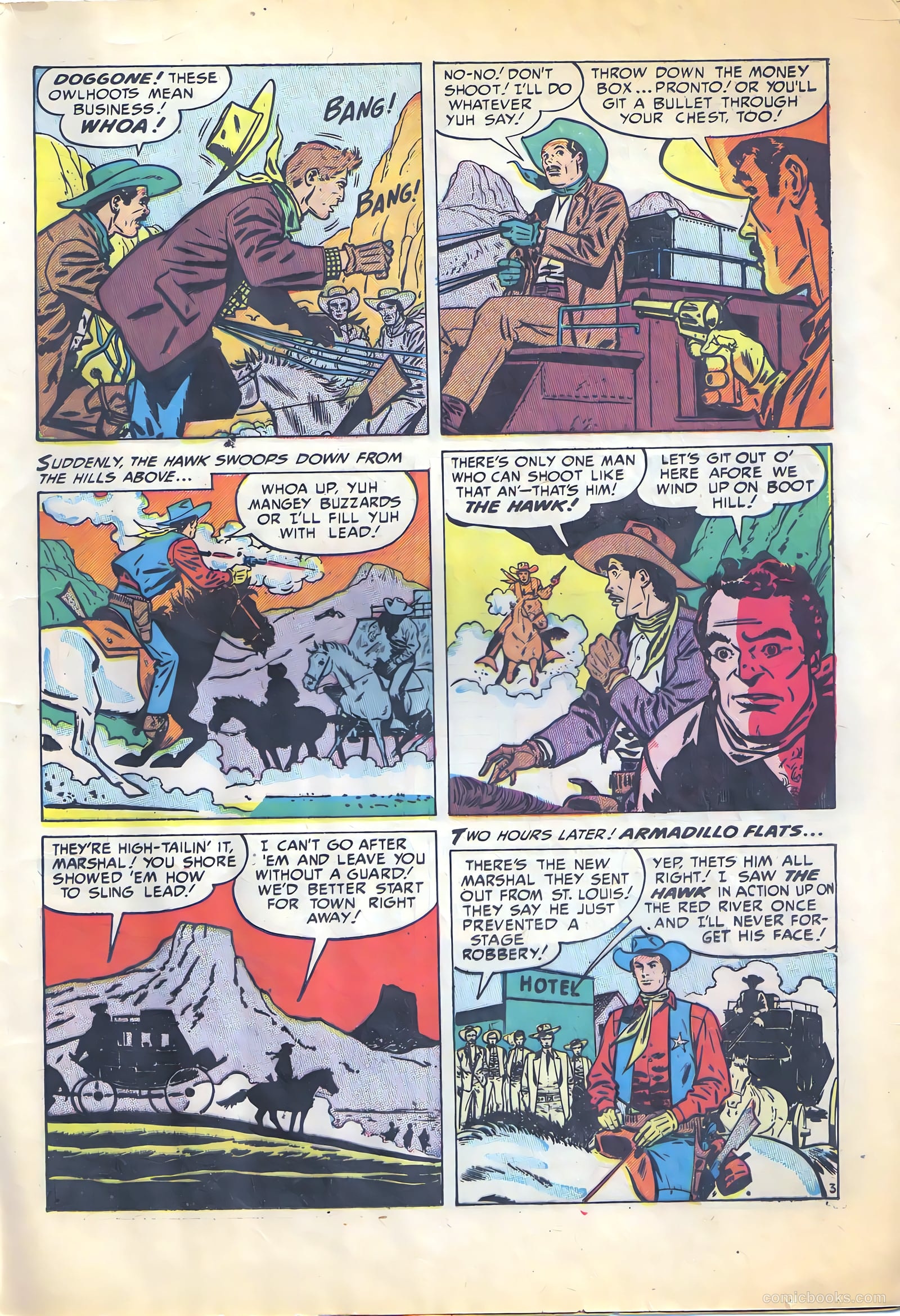 The Hawk #1 (1951) — page 21