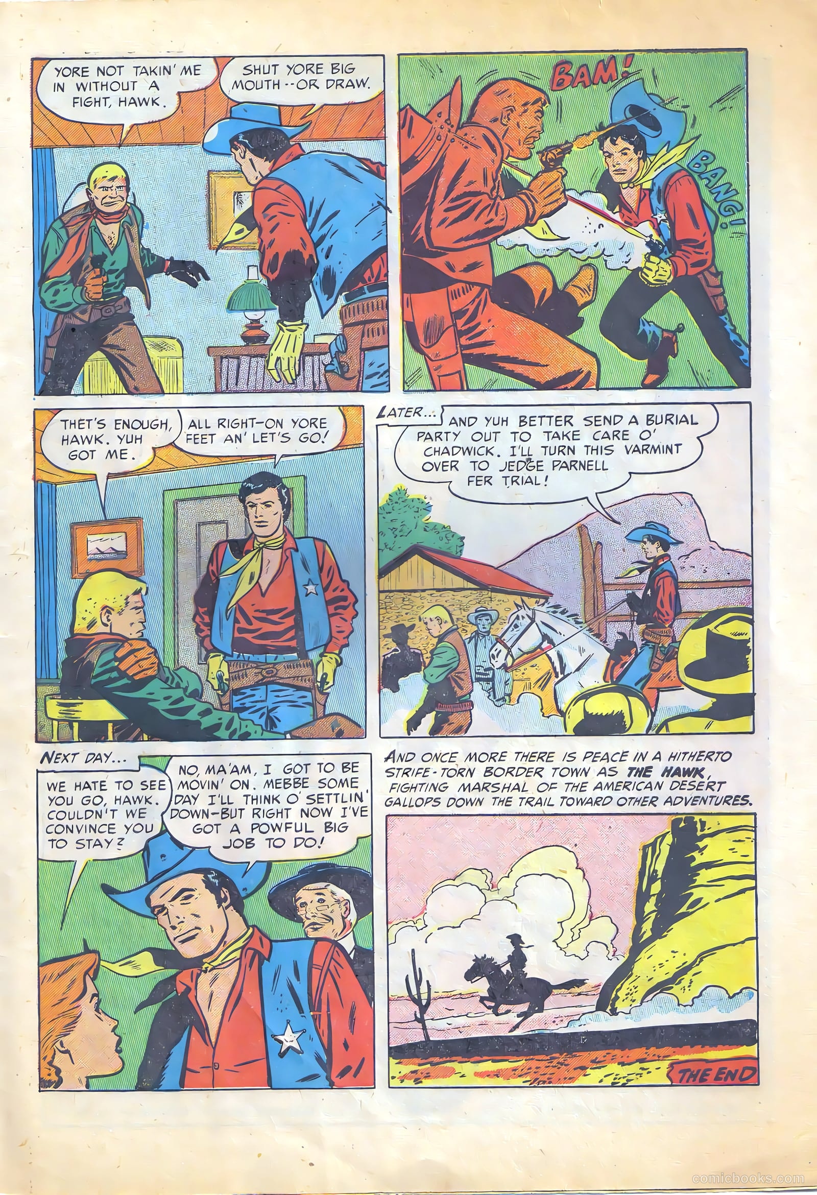 The Hawk #1 (1951) — page 27