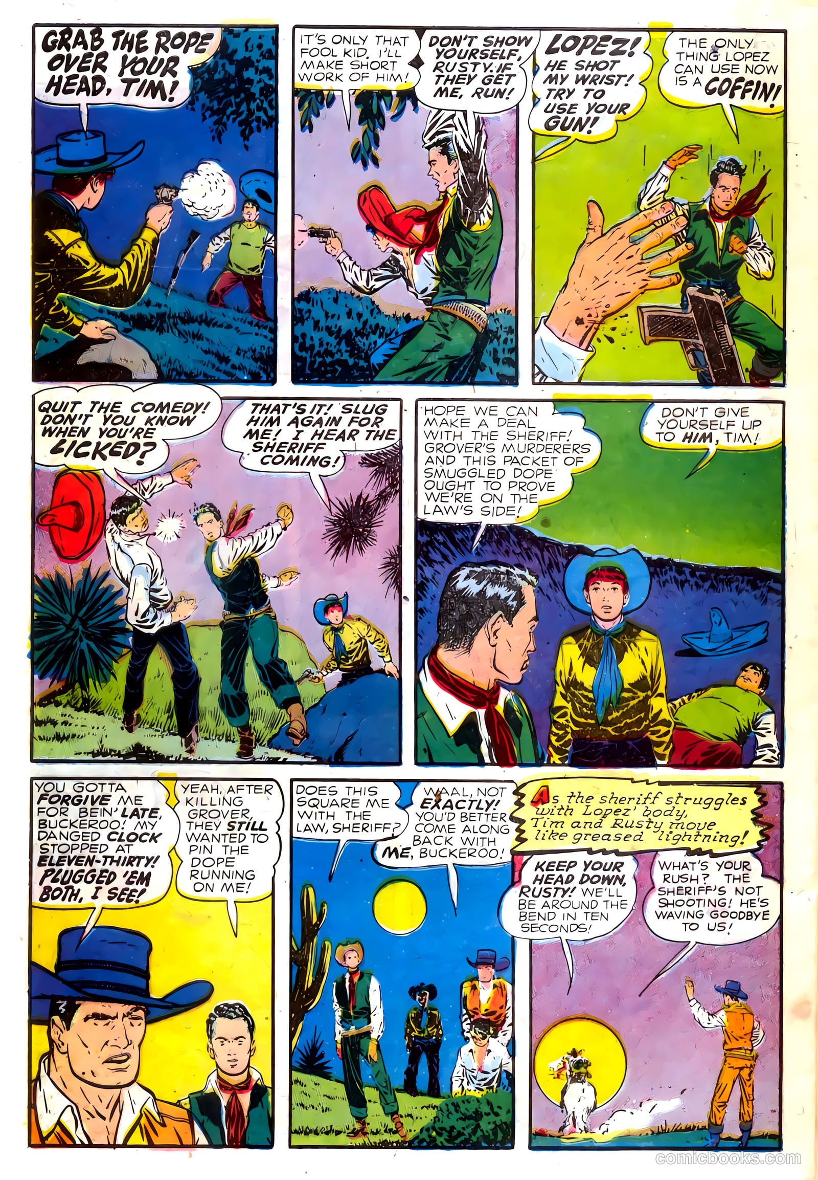The Hawk #12 (1955) — page 32 of 37