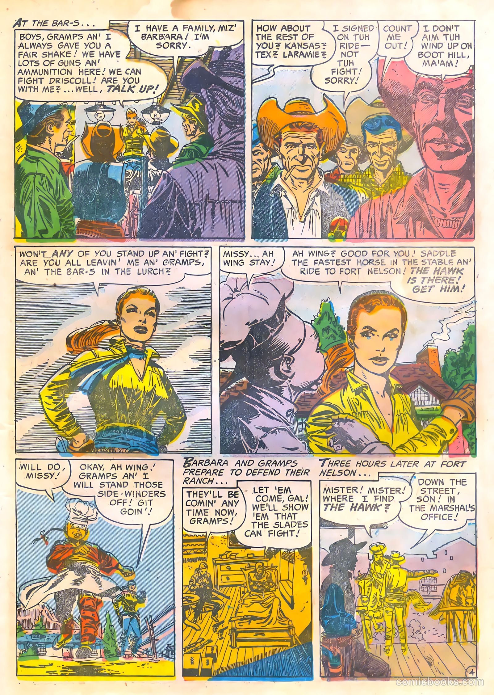 The Hawk #2 (1952) — page 13
