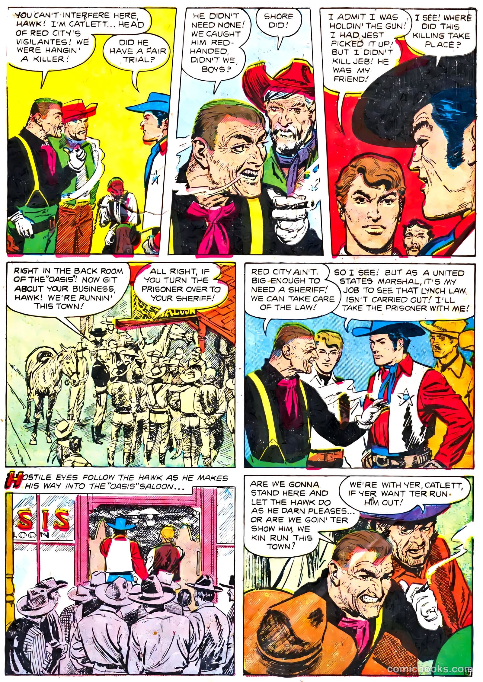 The Hawk #3 (1952) — page 8