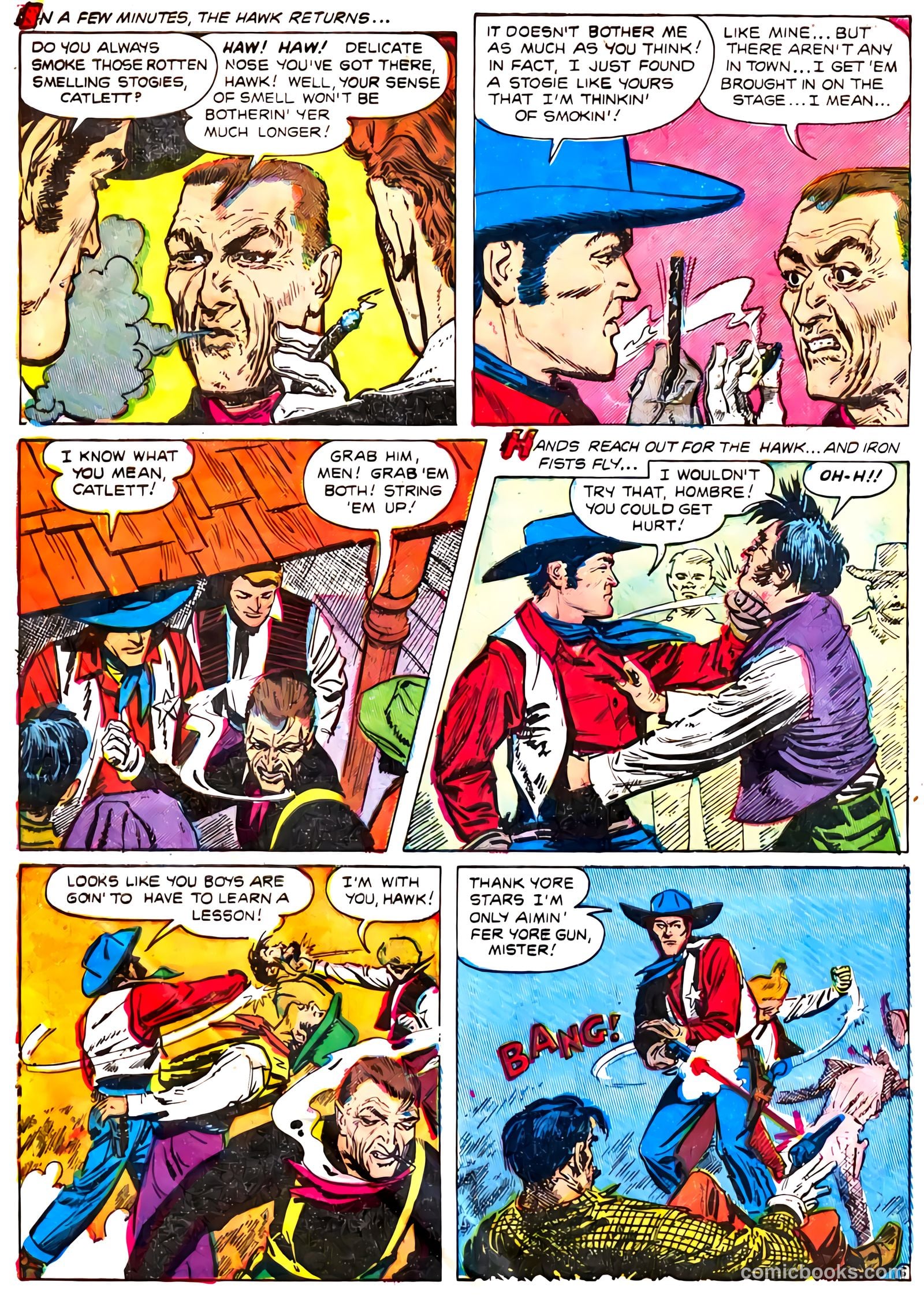 The Hawk #3 (1952) — page 9