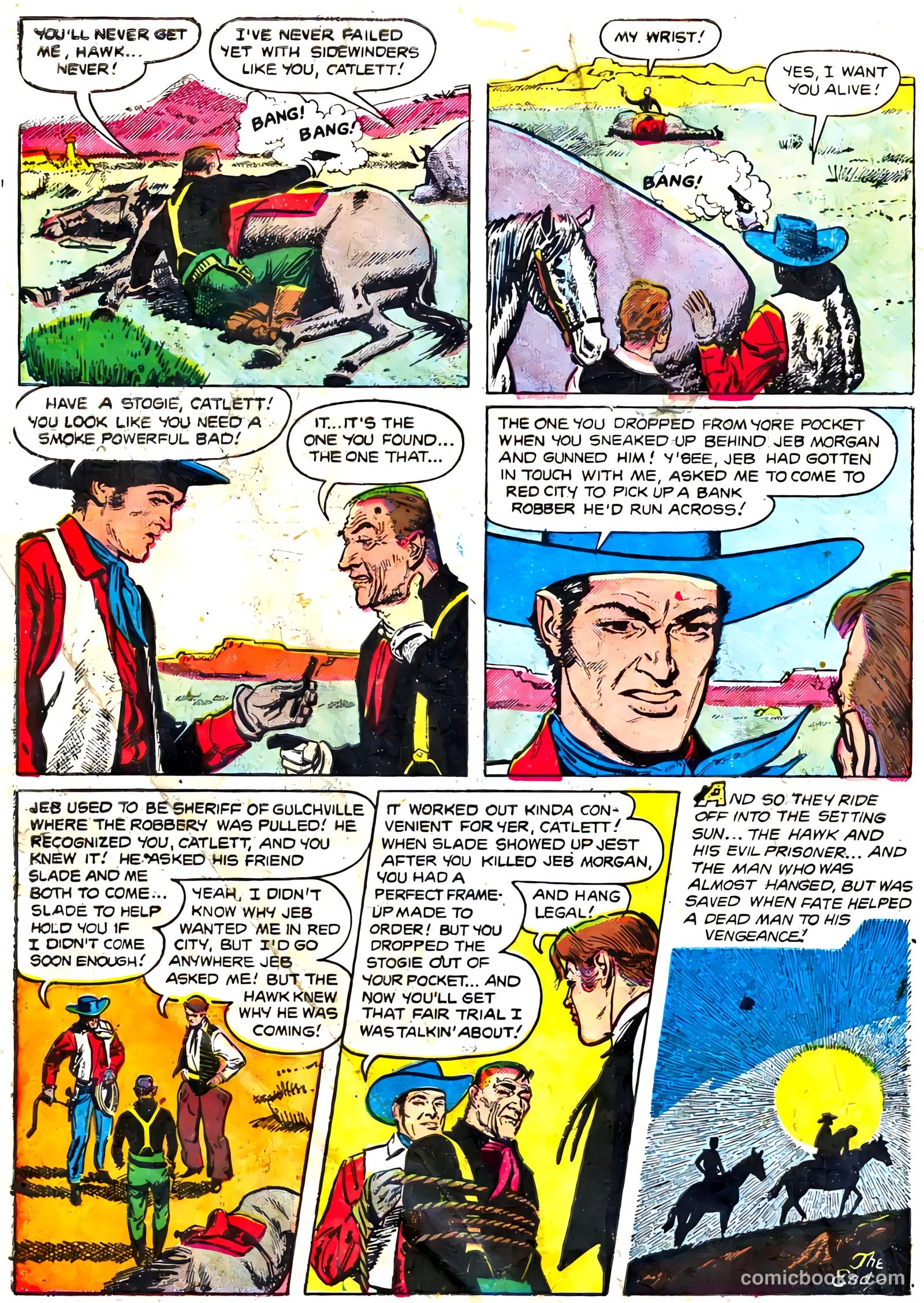 The Hawk #3 (1952) — page 11