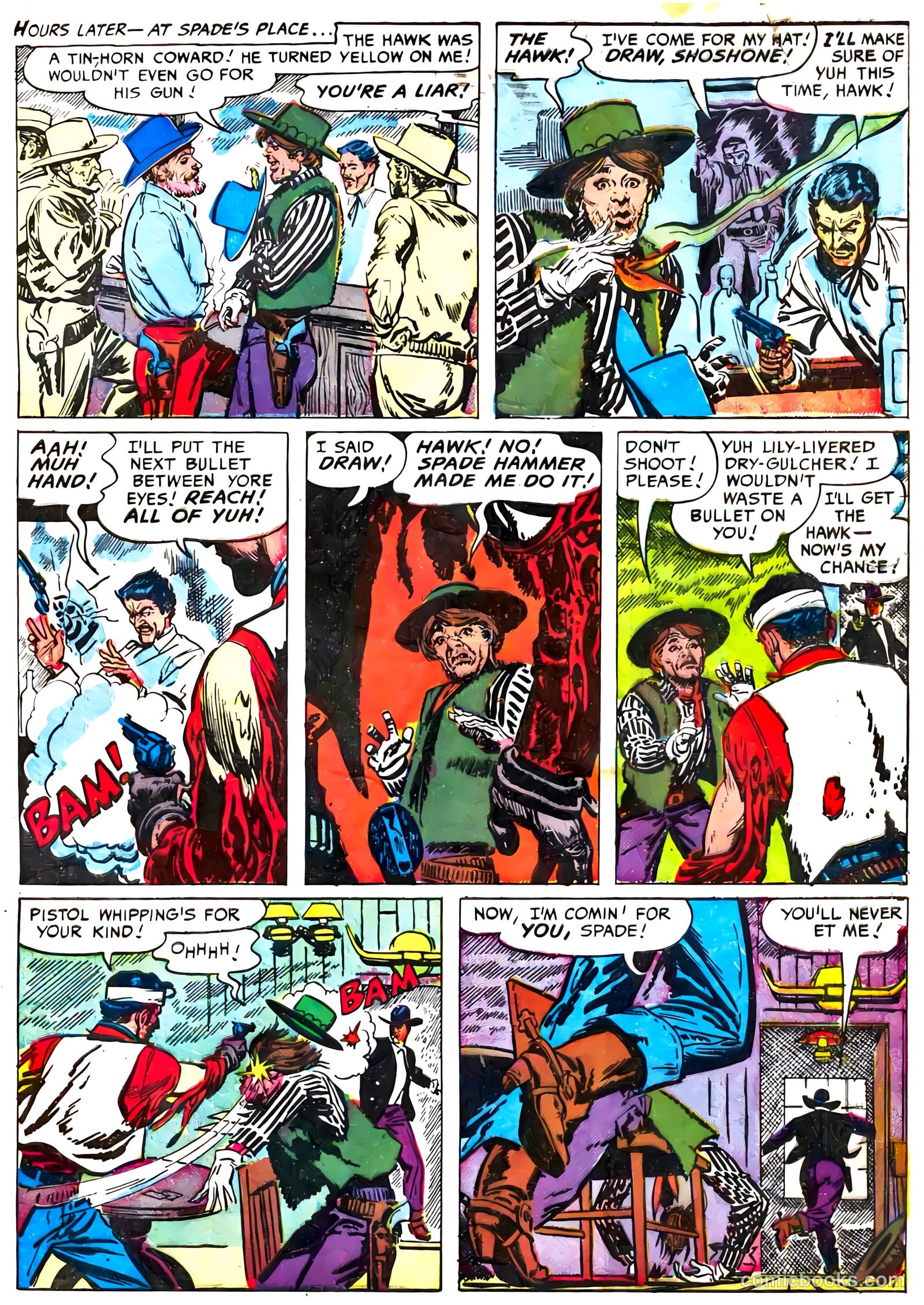The Hawk #3 (1952) — page 34