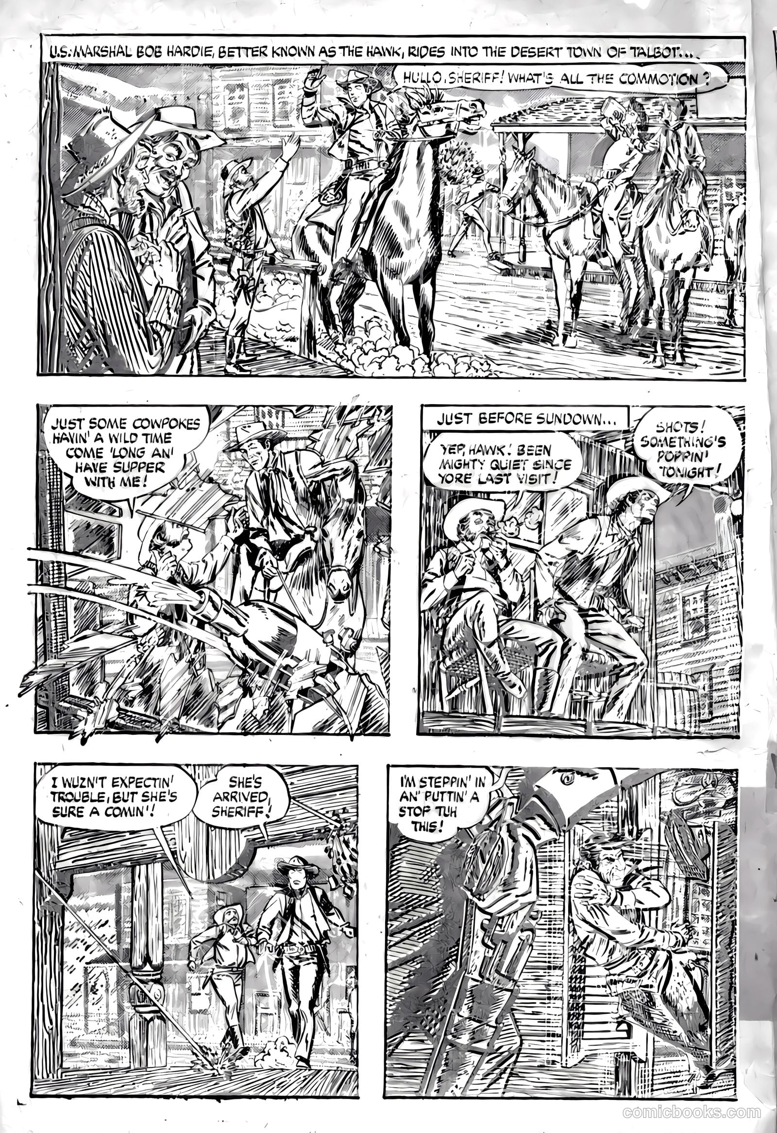 The Hawk 3-D #1 (1953) — page 3 of 33