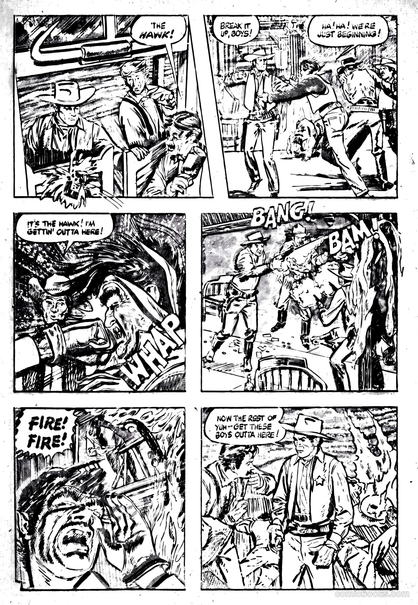 The Hawk 3-D #1 (1953) — page 4 of 33