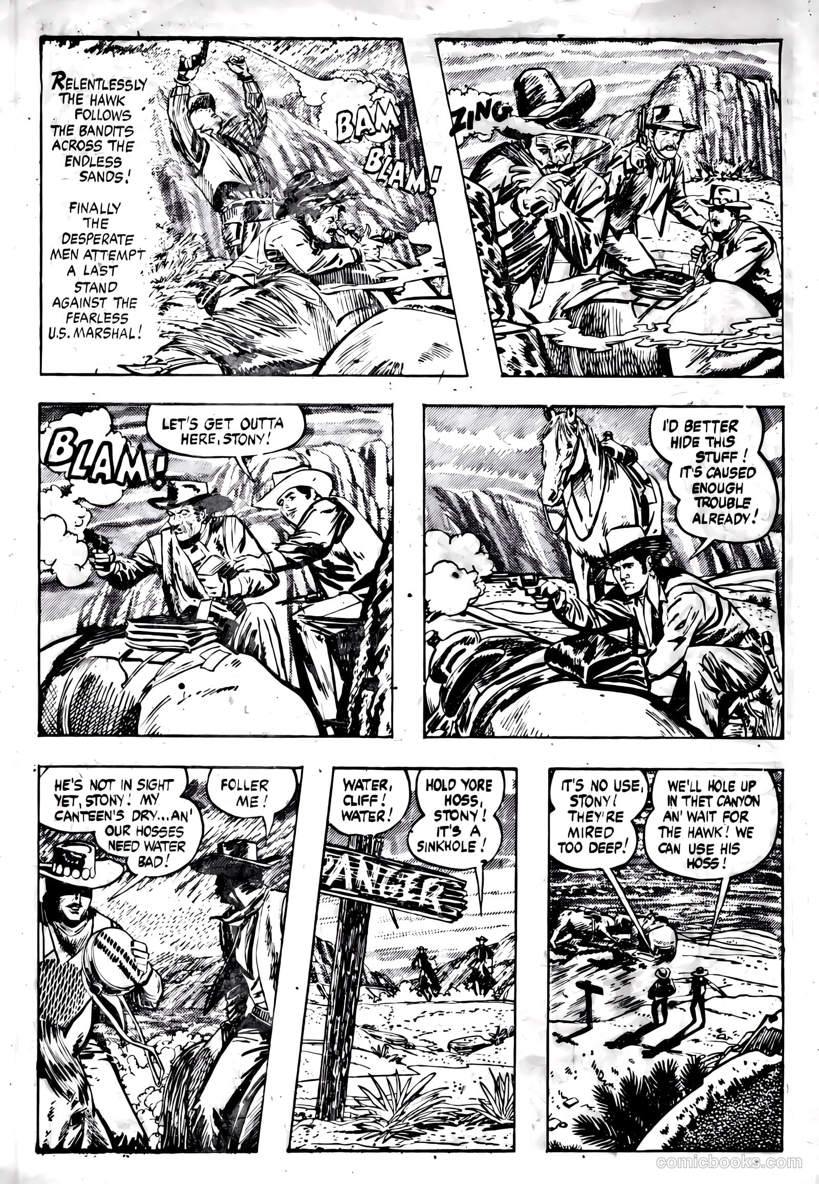 The Hawk 3-D #1 (1953) — page 7 of 33