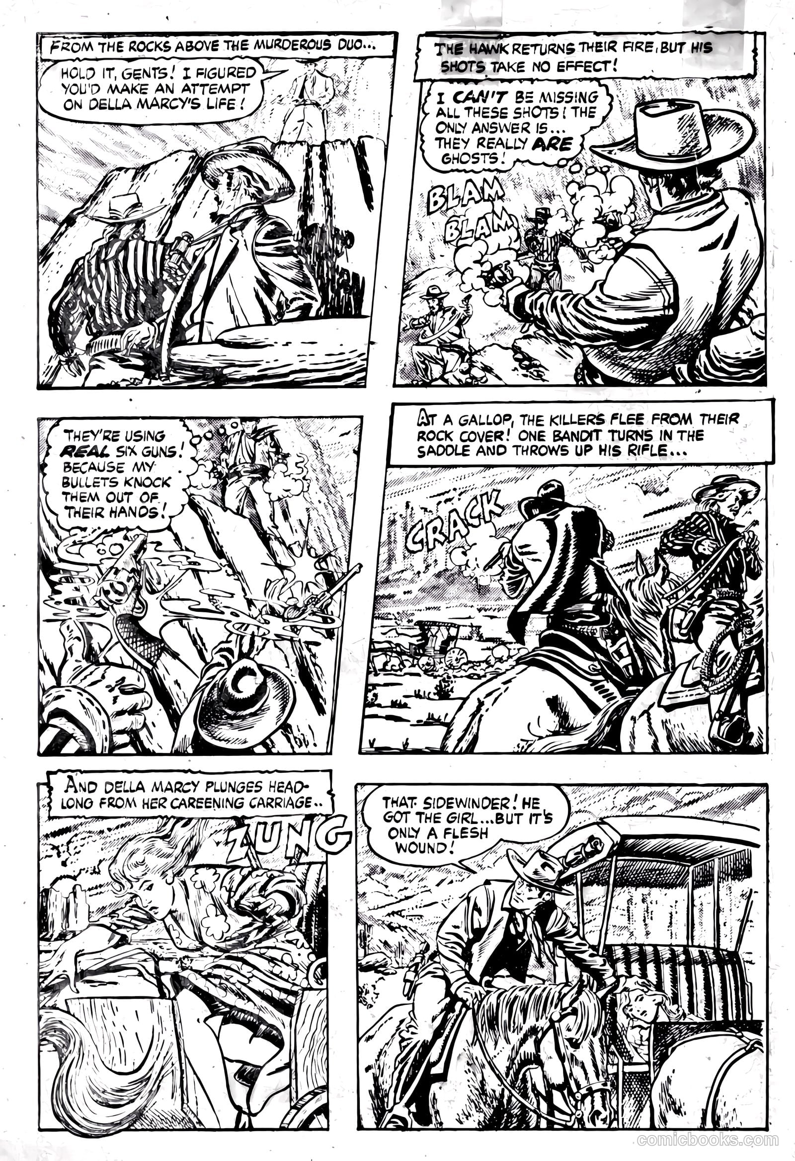 The Hawk 3-D #1 (1953) — page 19 of 33