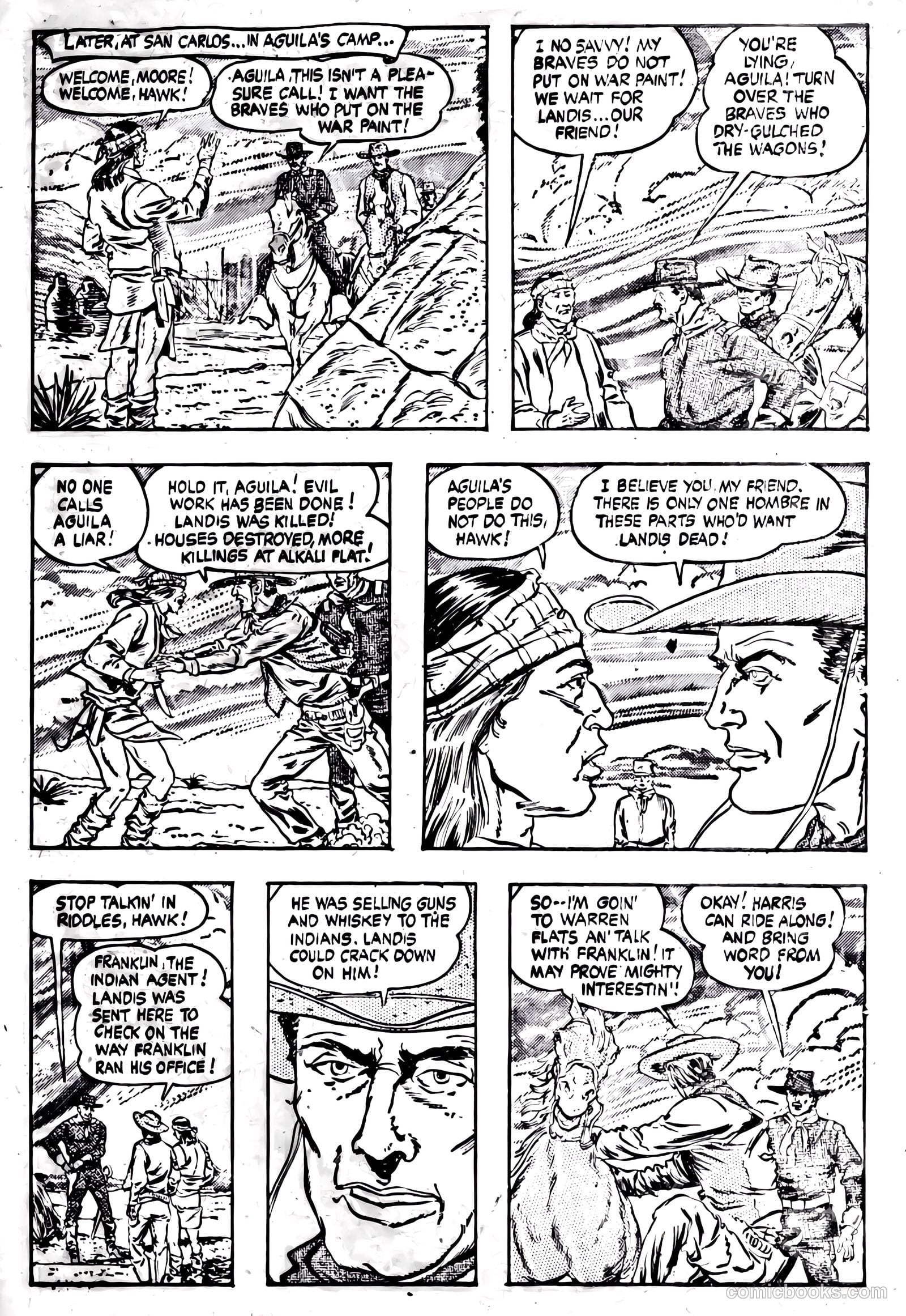 The Hawk 3-D #1 (1953) — page 28 of 33