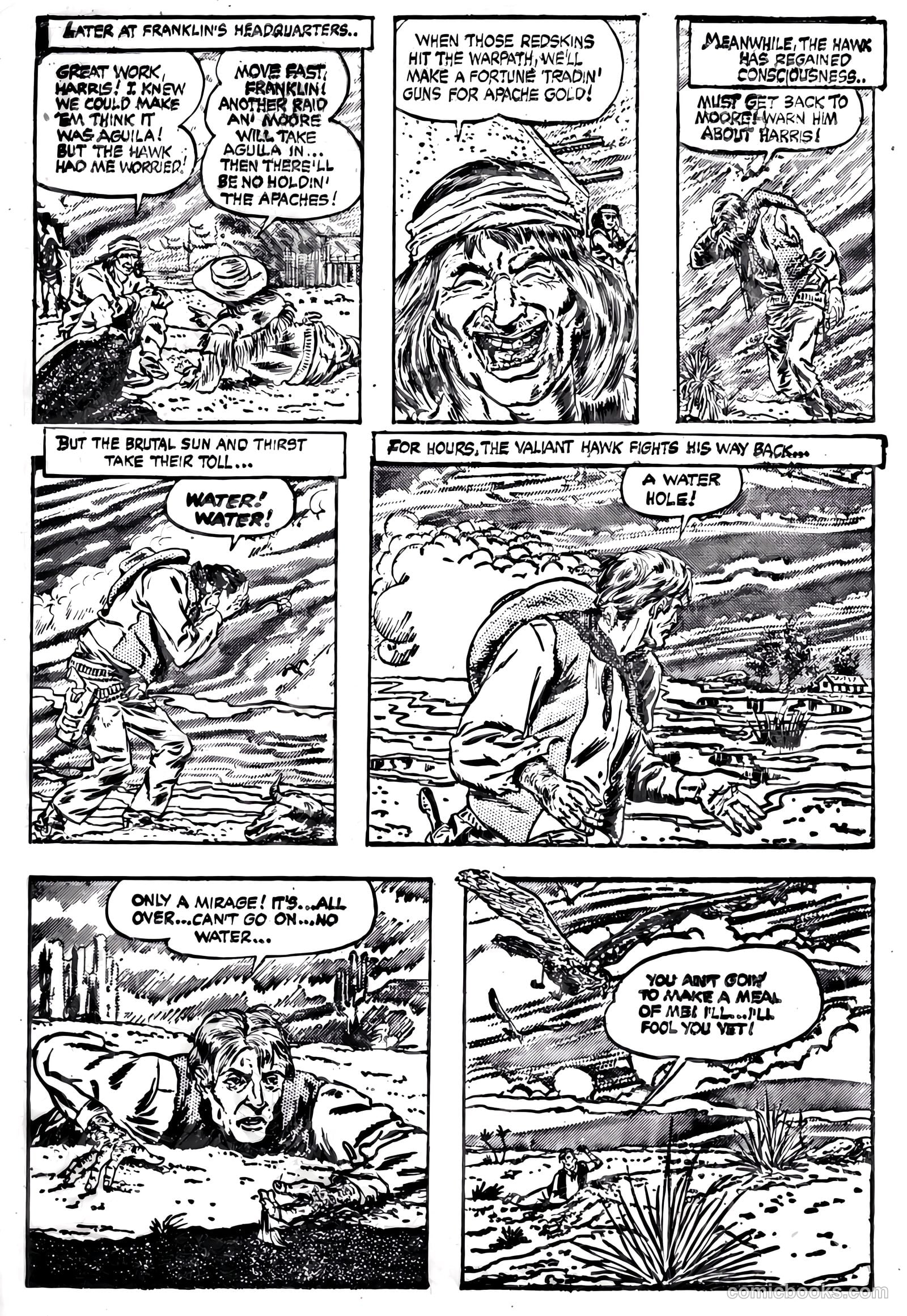 The Hawk 3-D #1 (1953) — page 30 of 33