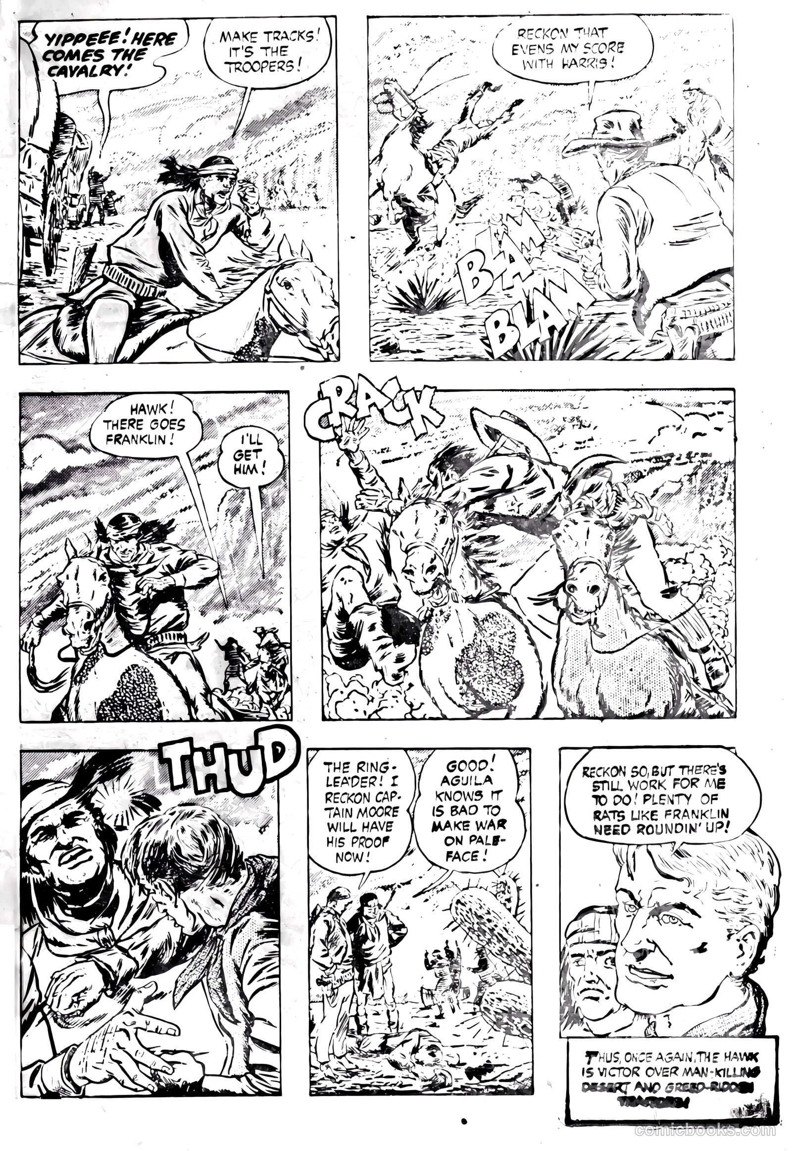 The Hawk 3-D #1 (1953) — page 32 of 33