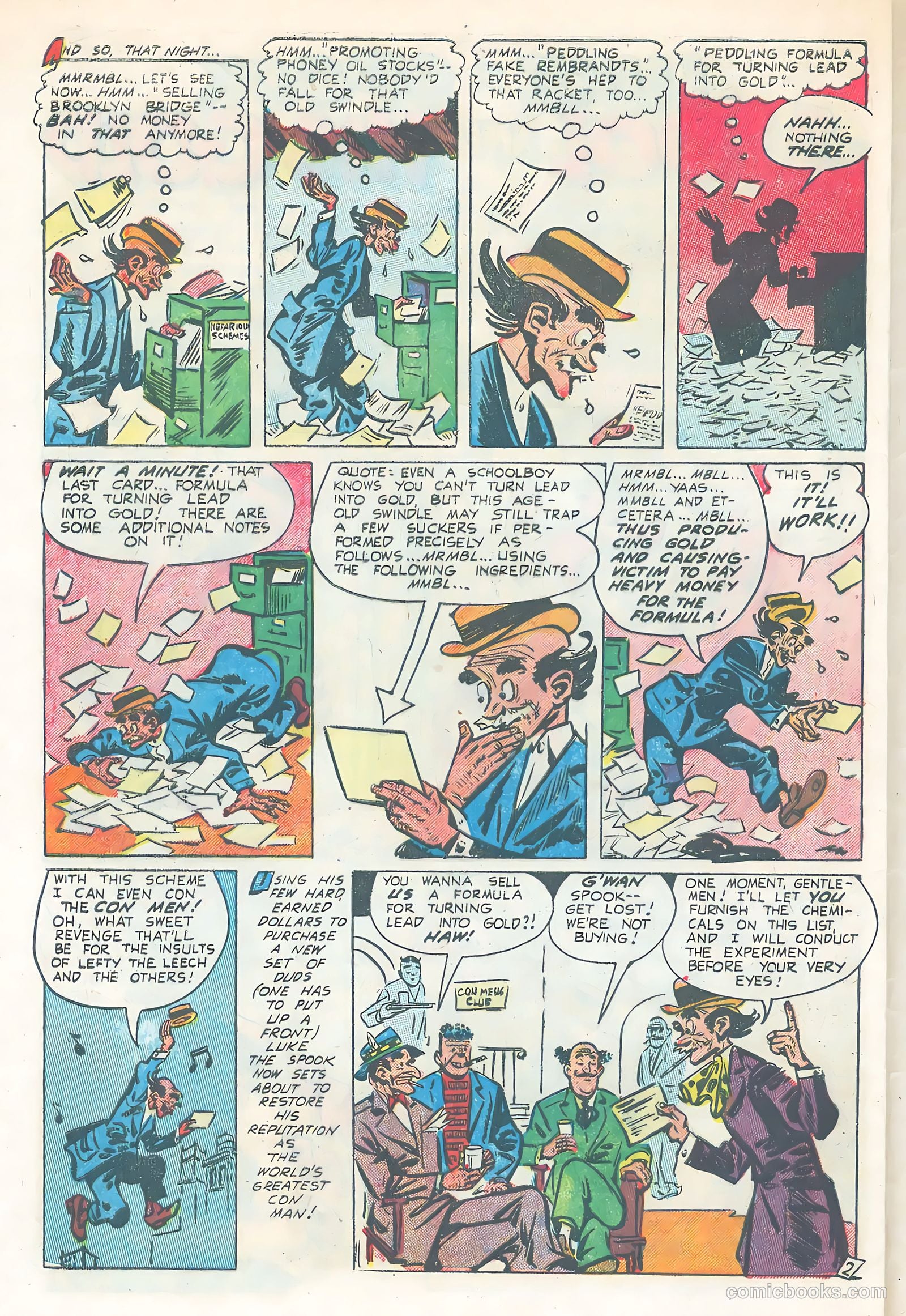 The Informer #3 (1954, Sterling) — page 28 of 36