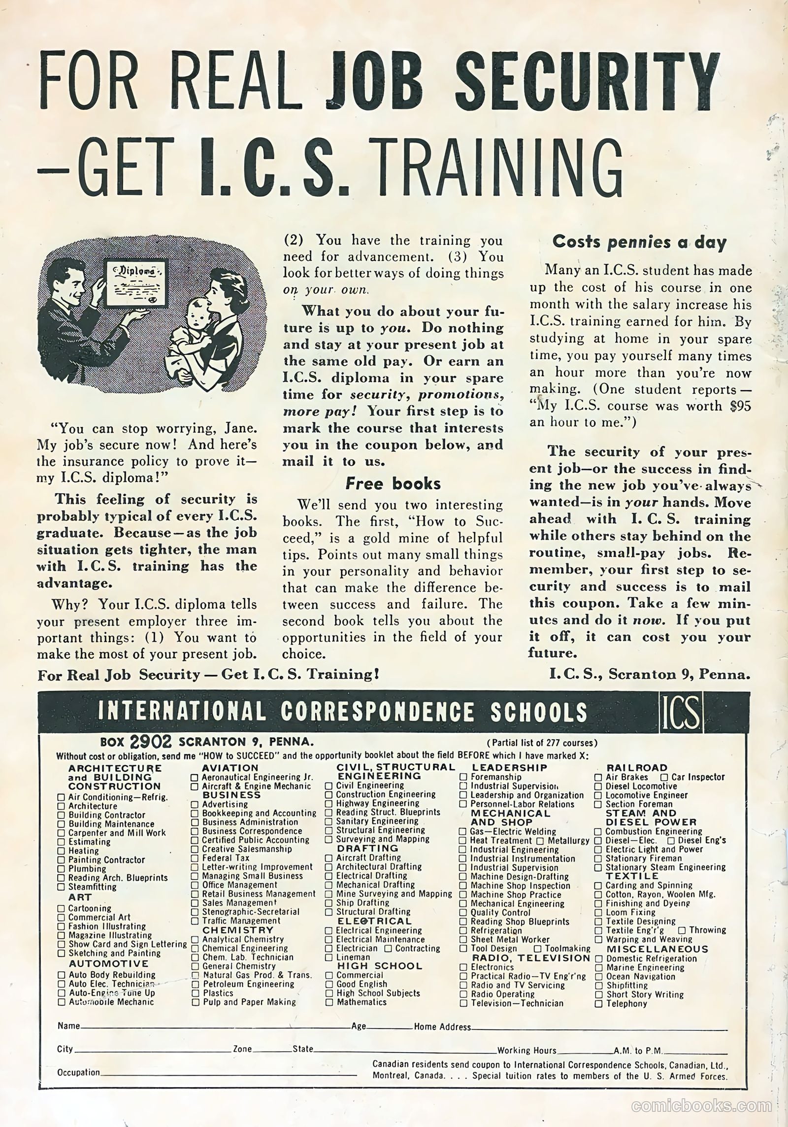 The Informer #3 (1954, Sterling) — page 36 of 36