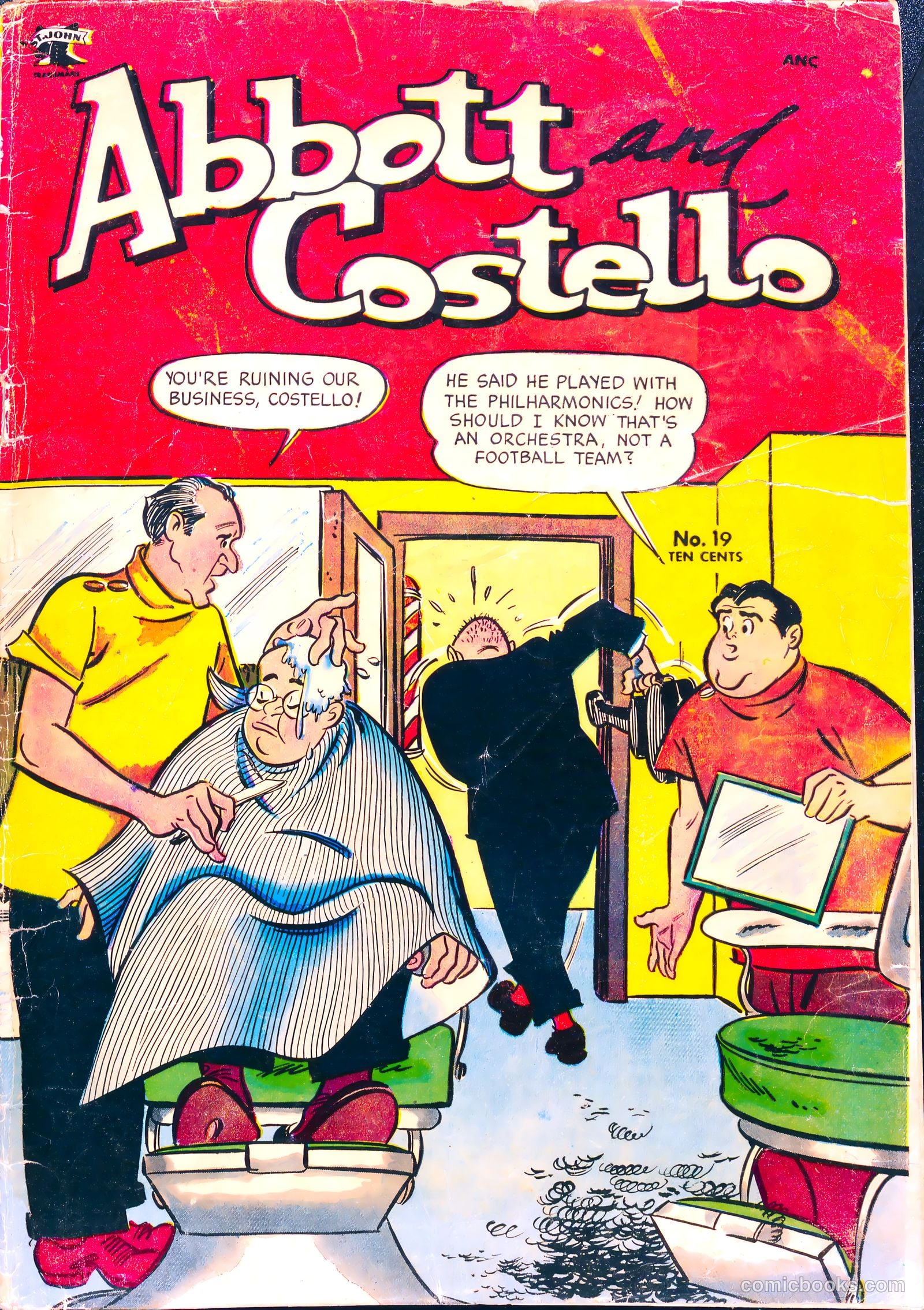 Abbott and Costello Comics #19 cover